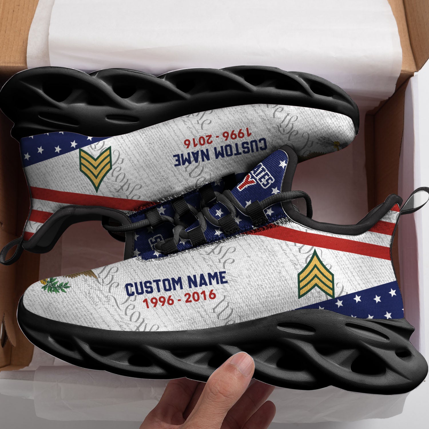 Personalized US Army Max Soul Shoes Sneakers for Men And Women – Casual Shoes, Streetwear Shoes - Image 3