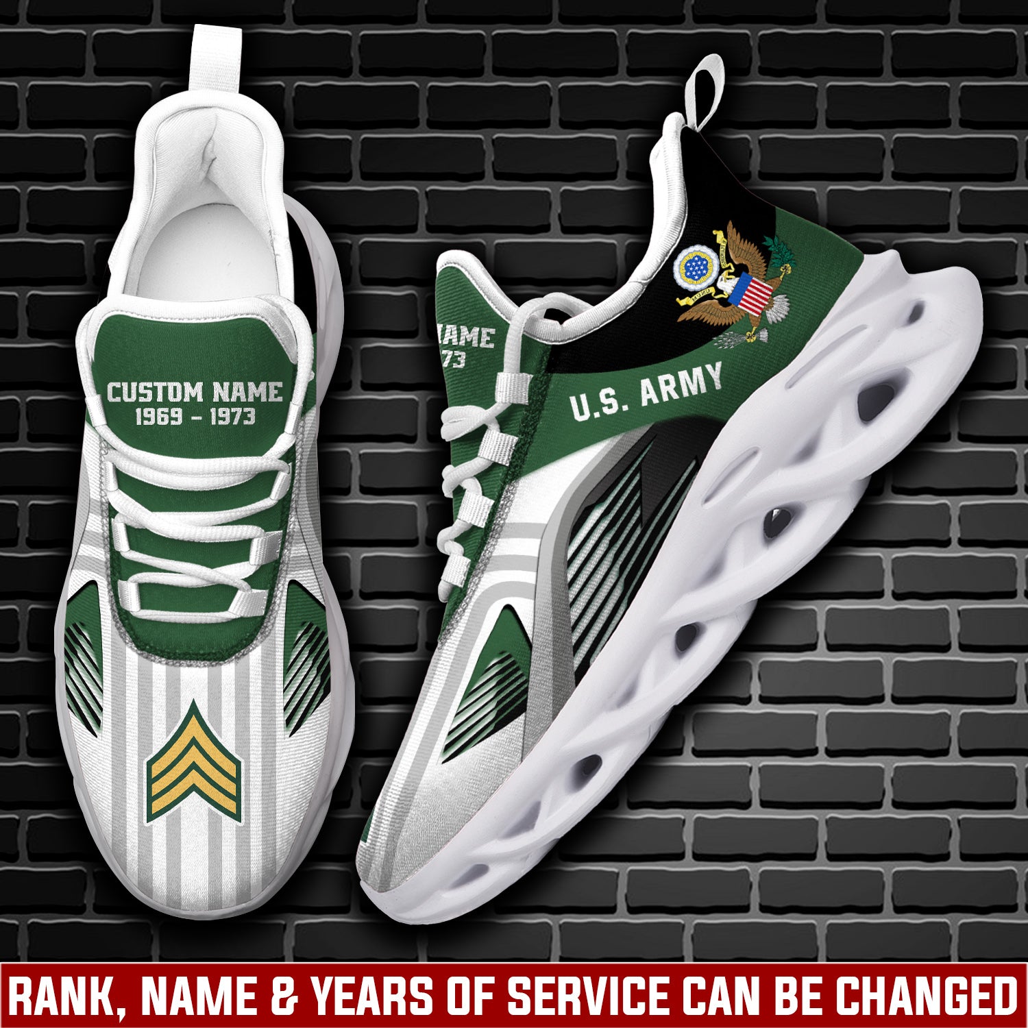 Personalized US Army Max Soul Shoes Sneakers for Men And Women – Casual Shoes, Streetwear Shoes