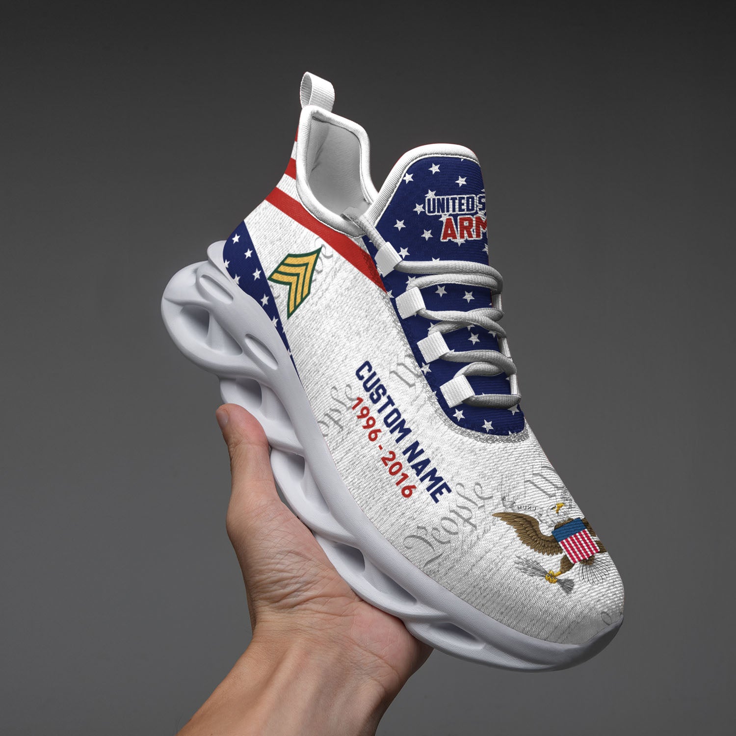 Personalized US Army Max Soul Shoes Sneakers for Men And Women – Casual Shoes, Streetwear Shoes - Image 4