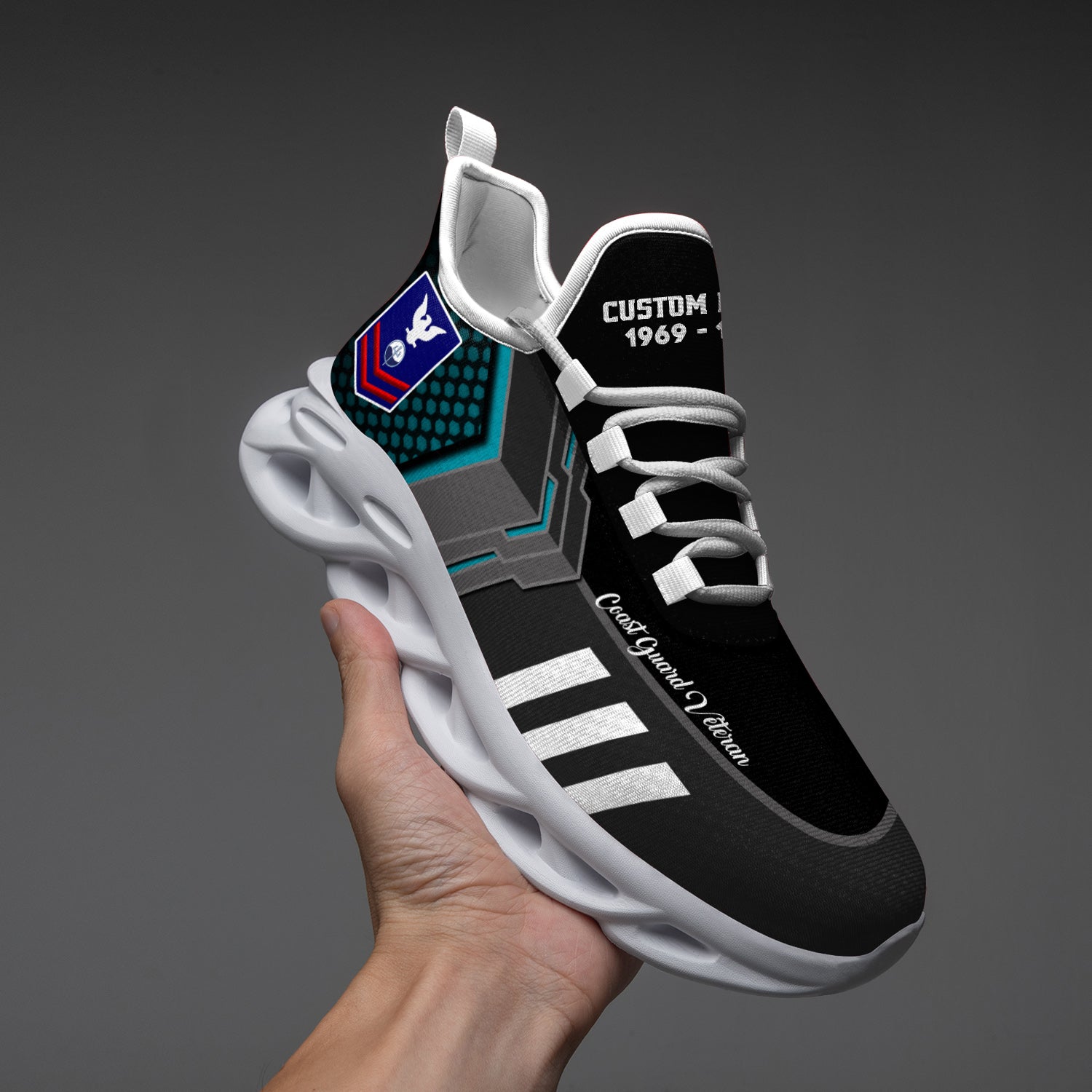 Personalized US Coast Guard Max Soul Shoes Sneakers for Men And Women – Casual Shoes, Streetwear Shoes - Image 4