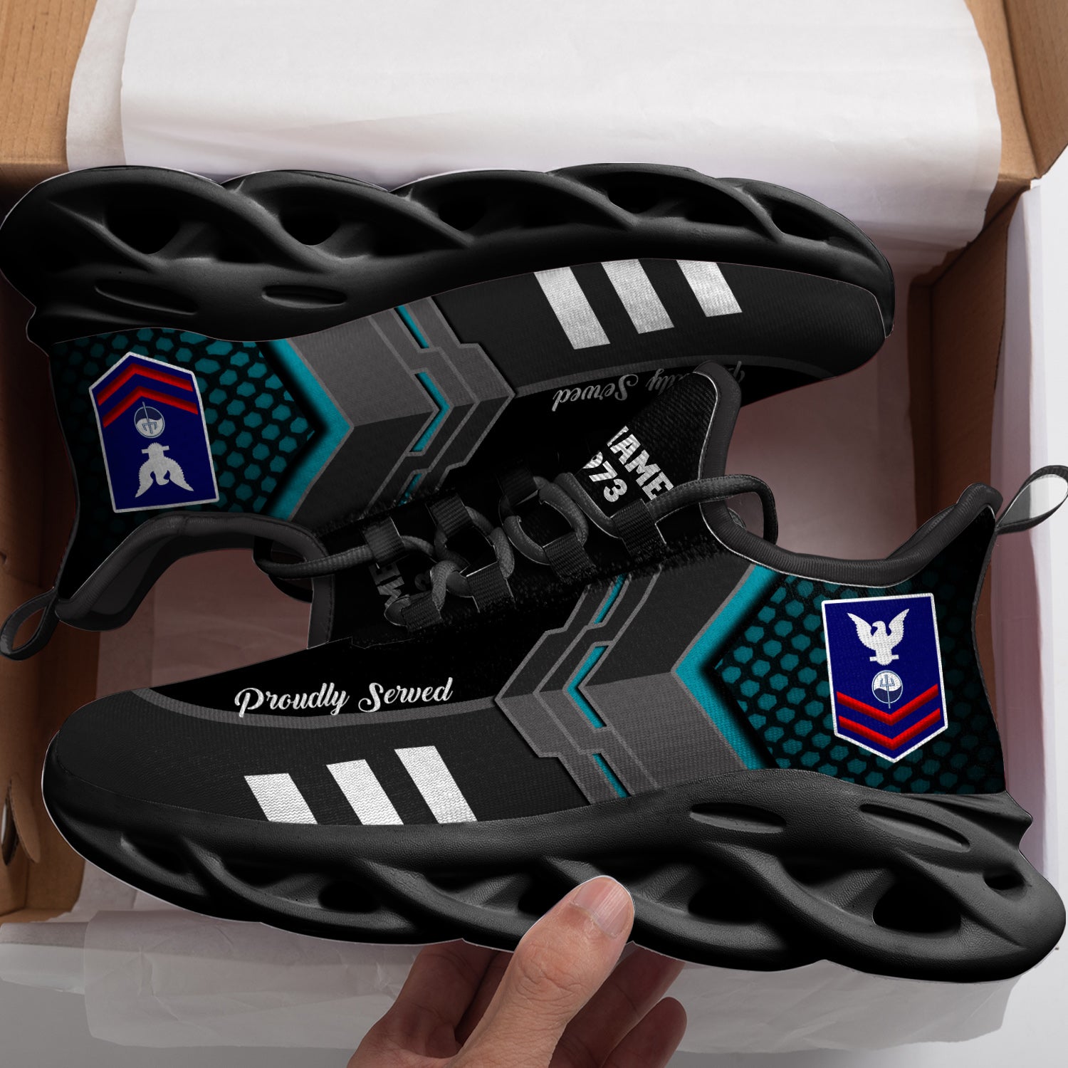 Personalized US Coast Guard Max Soul Shoes Sneakers for Men And Women – Casual Shoes, Streetwear Shoes - Image 3