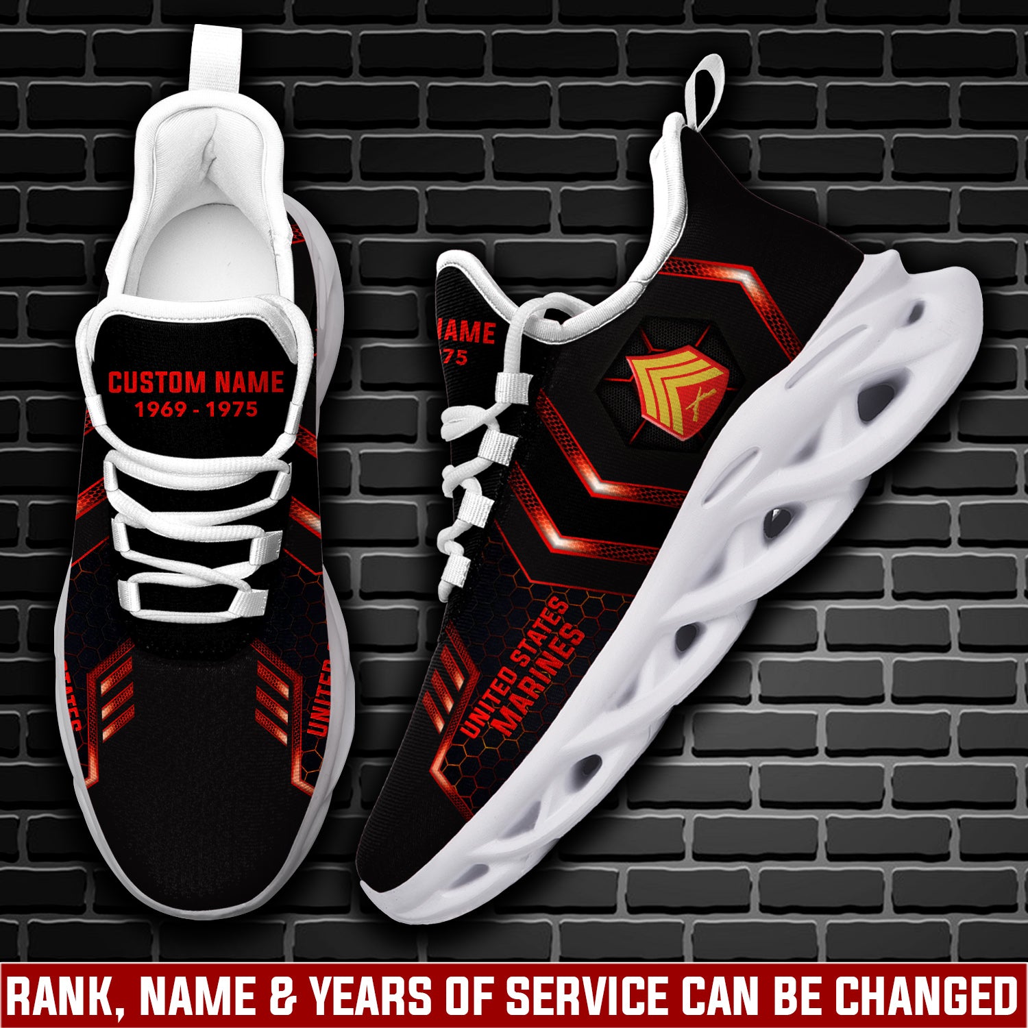 Personalized US Marine Corps Max Soul Shoes Sneakers for Men And Women – Casual Shoes, Streetwear Shoes