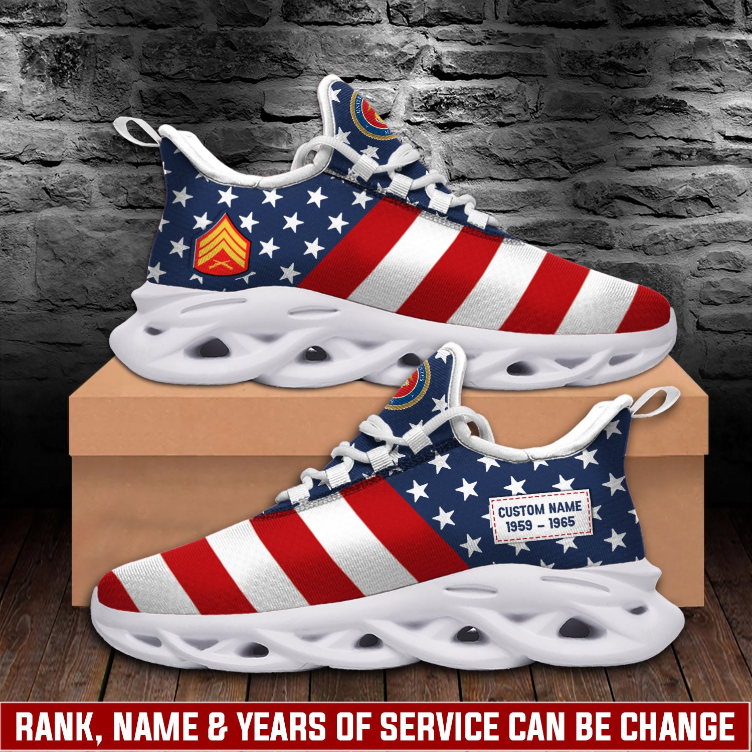 Personalized US Marine Corps Max Soul Shoes Sneakers for Men And Women – Casual Shoes, Streetwear Shoes