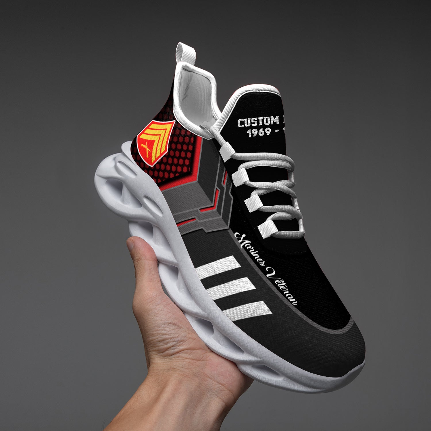 Personalized US Marine Corps Max Soul Shoes Sneakers for Men And Women – Casual Shoes, Streetwear Shoes - Image 4