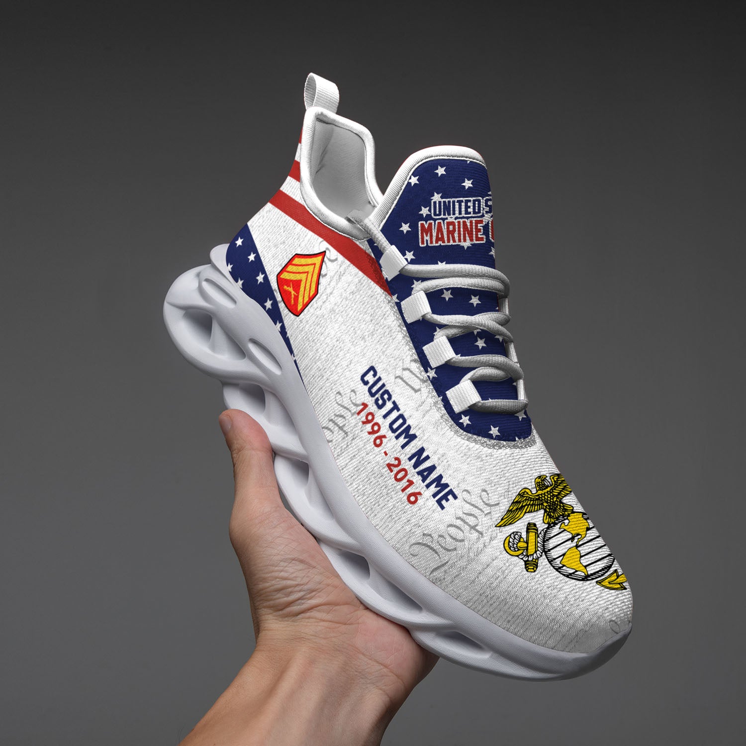 Personalized US Marine Corps Max Soul ShoesSneakers for Men And Women – Casual Shoes, Streetwear Shoes - Image 4