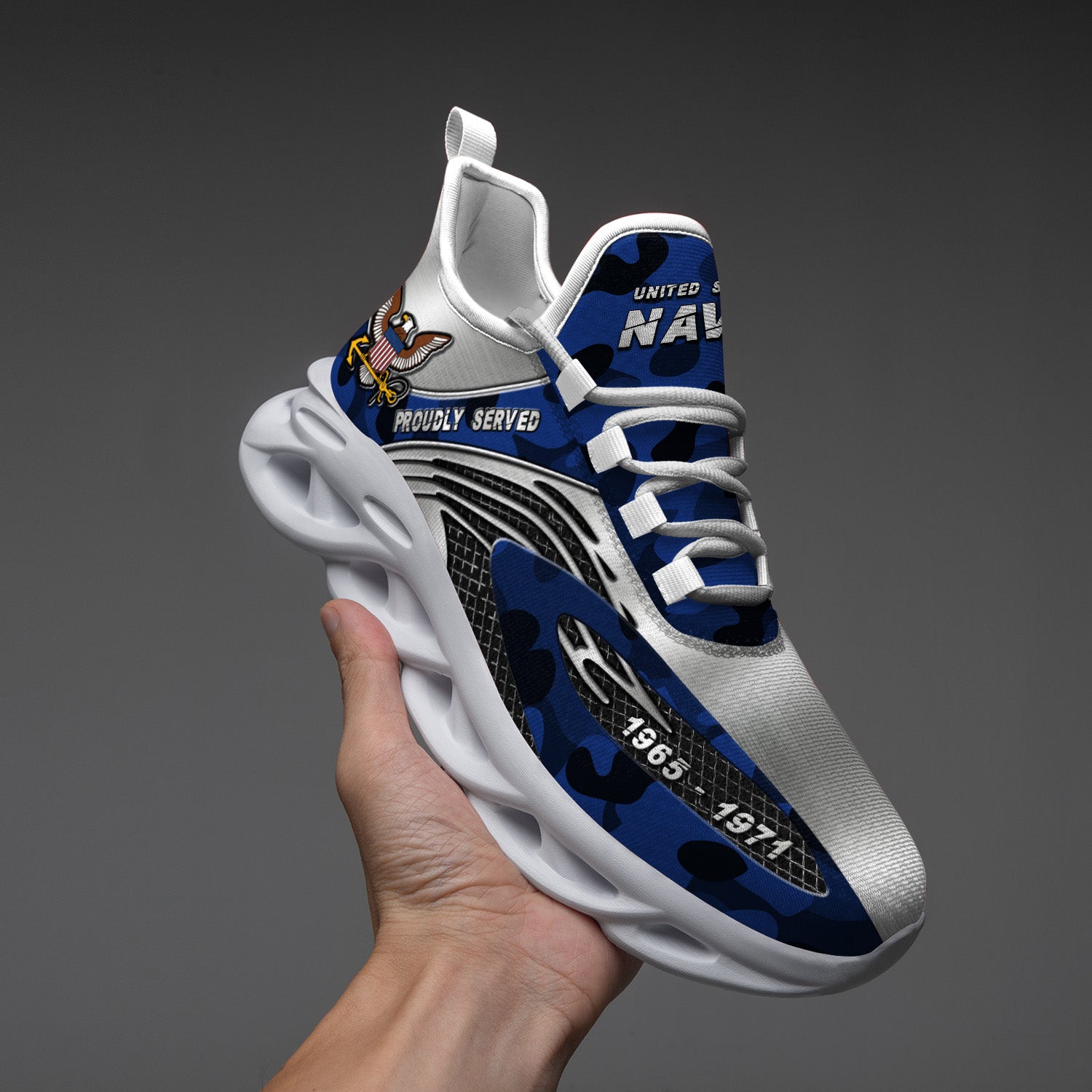 Personalized US Navy Max Soul Shoes Sneakers for Men And Women – Casual Shoes, Streetwear Shoes - Image 4