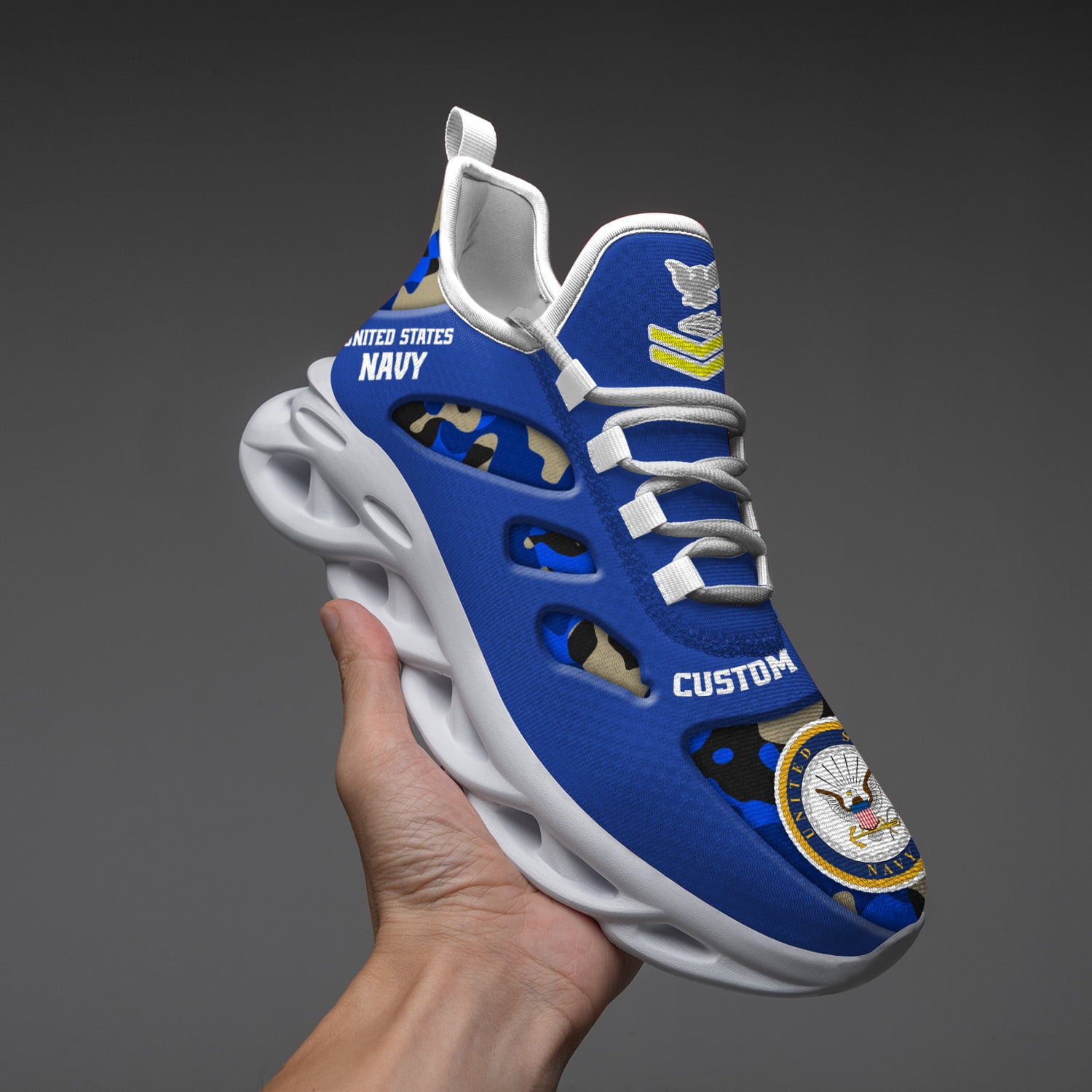 Personalized US Navy Max Soul Shoes Sneakers for Men And Women – Casual Shoes, Streetwear Shoes - Image 4