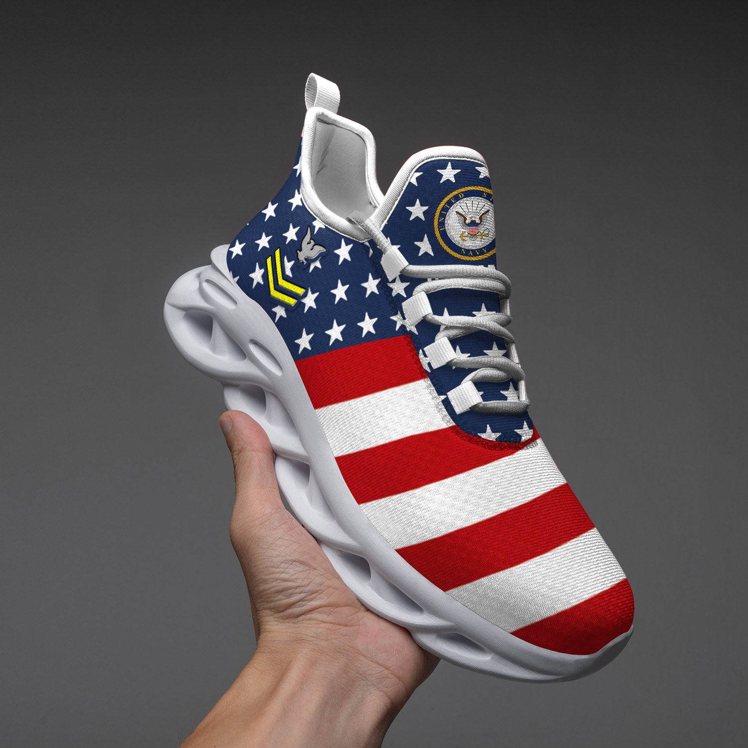 Personalized US Navy Max Soul Shoes Sneakers for Men And Women – Casual Shoes, Streetwear Shoes - Image 4