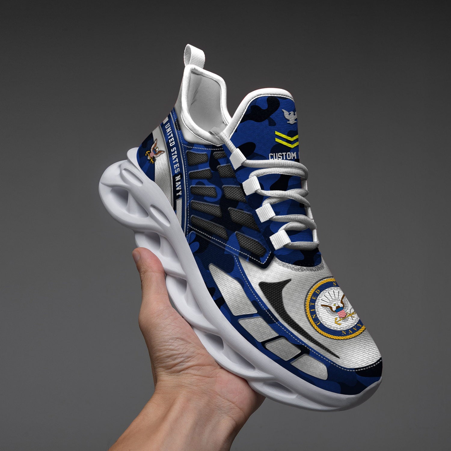Personalized US Navy Max Soul Shoes Sneakers for Men And Women – Casual Shoes, Streetwear Shoes - Image 4