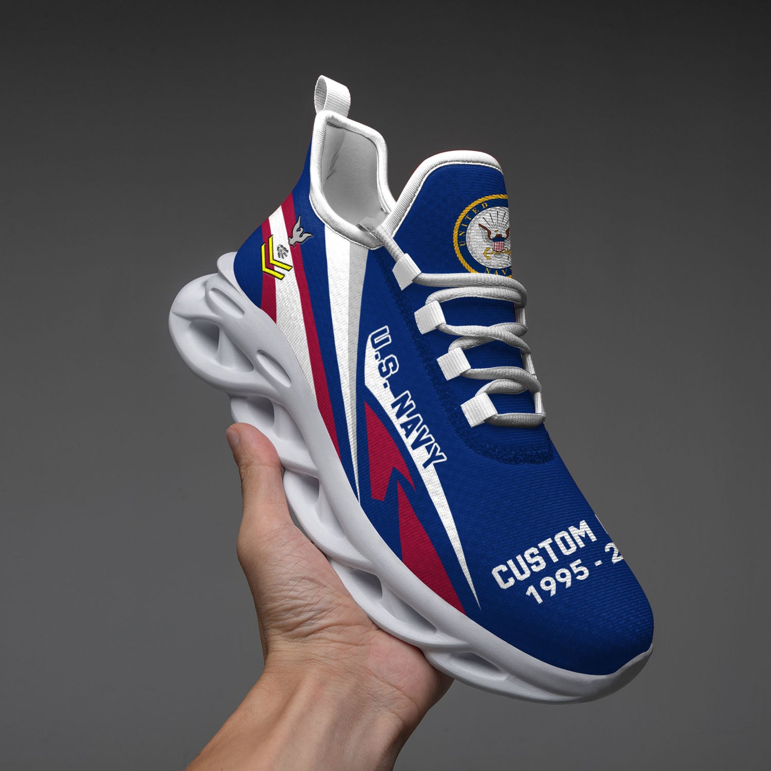 Personalized US Navy Max Soul Shoes Sneakers for Men And Women – Casual Shoes, Streetwear Shoes - Image 4