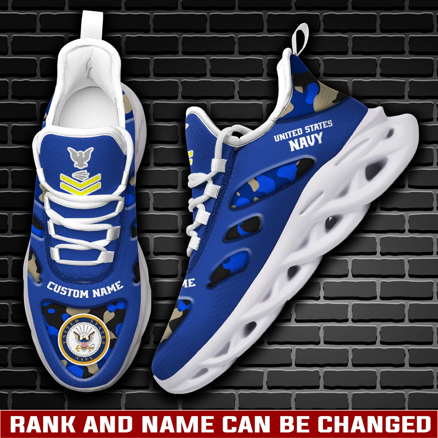 Personalized US Navy Max Soul Shoes Sneakers for Men And Women – Casual Shoes, Streetwear Shoes