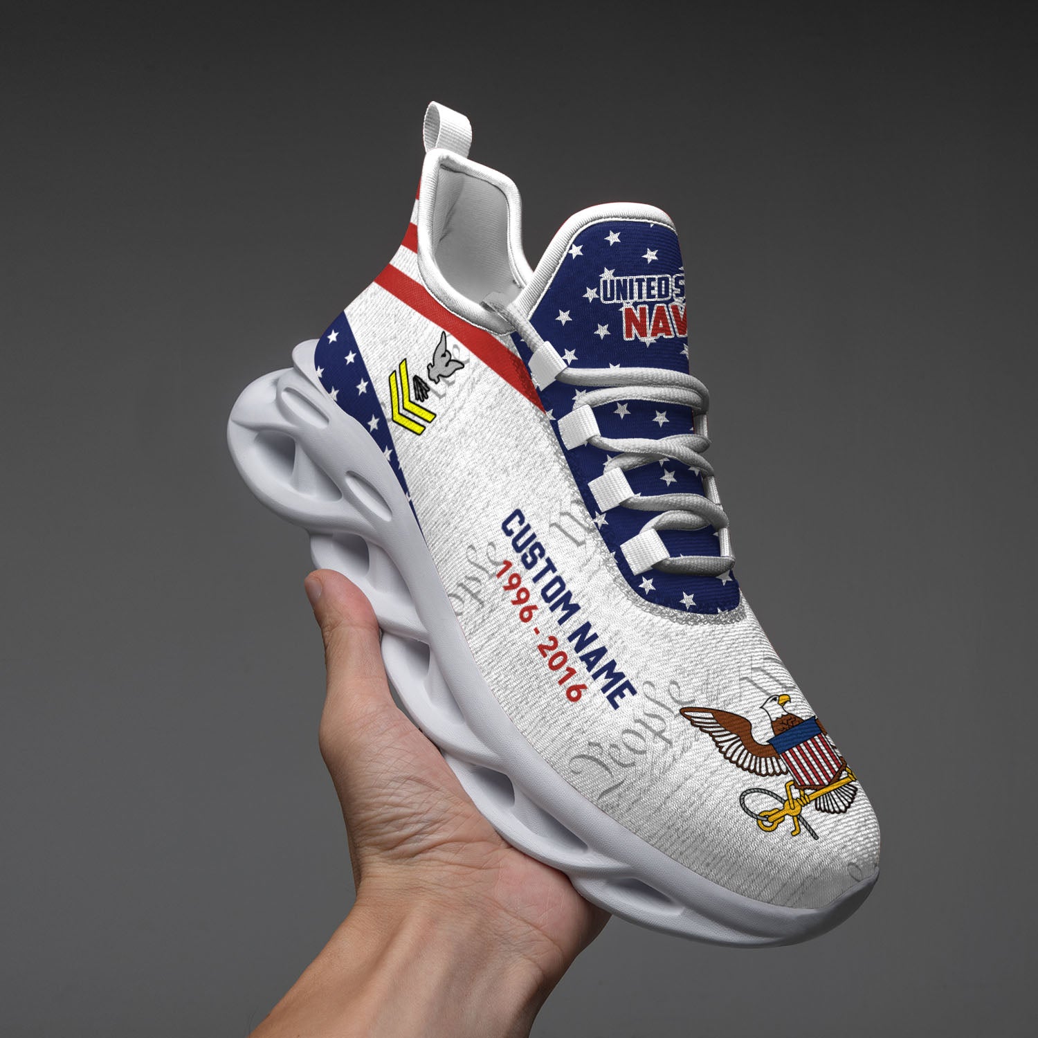 Personalized US Navy Max Soul Shoes Sneakers for Men And Women – Casual Shoes, Streetwear Shoes - Image 4