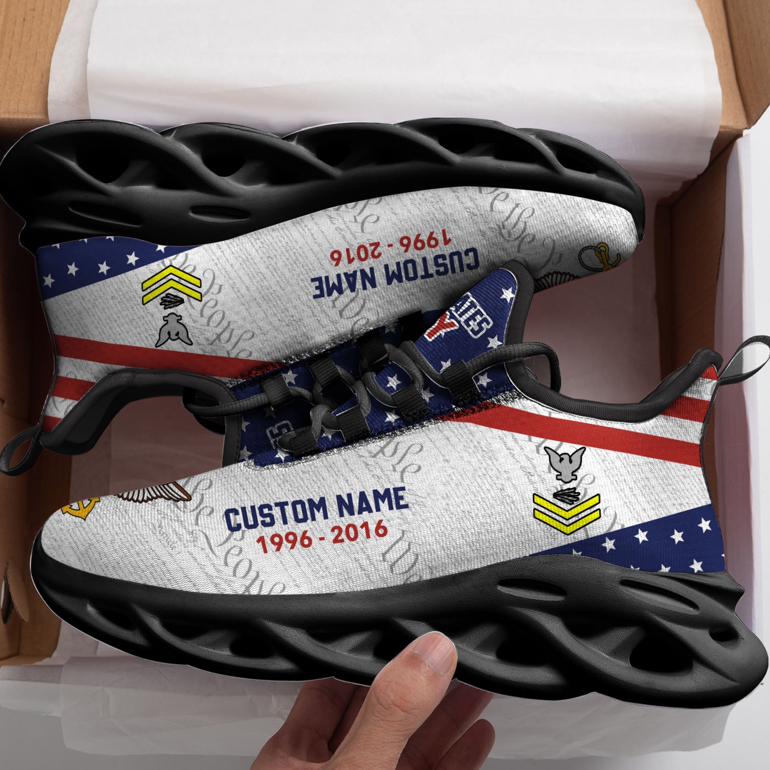 Personalized US Navy Max Soul Shoes Sneakers for Men And Women – Casual Shoes, Streetwear Shoes - Image 3