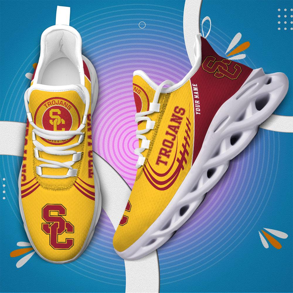 Personalized USC Trojans Max Soul Shoes Sneakers for Men And Women – Casual Shoes, Streetwear Shoes - Image 4