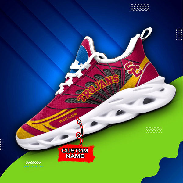 Personalized USC Trojans NCAA Max Soul Shoes Sneakers for Men And Women – NCAA Fan Shoes, Team Sneakers - Image 3