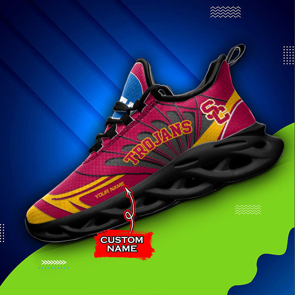 Personalized USC Trojans NCAA Max Soul Shoes Sneakers for Men And Women – NCAA Fan Shoes, Team Sneakers - Image 4