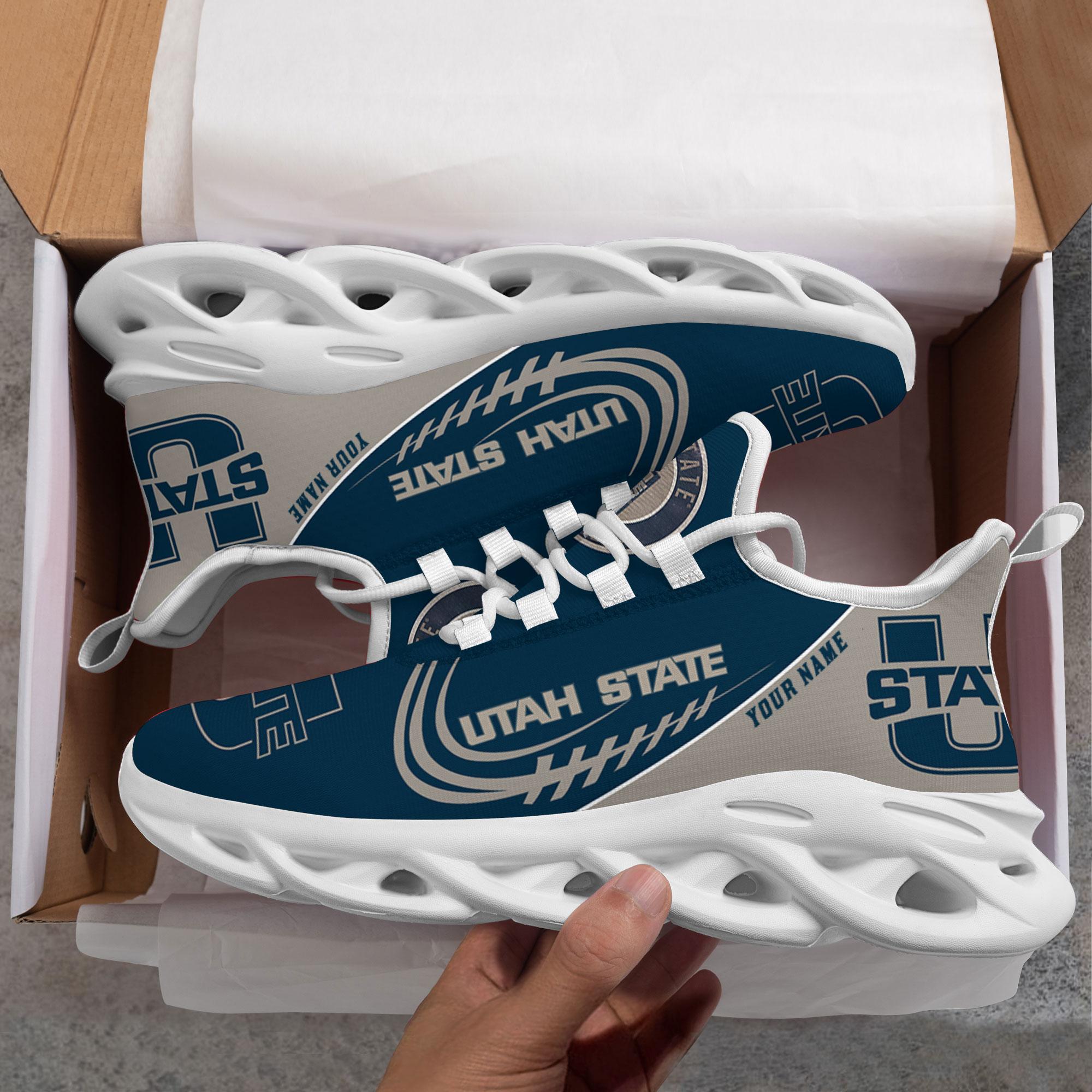 Personalized Utah State Aggies Max Soul Shoes Sneakers for Men And Women – NCAA Fan Shoes, Team Sneakers - Image 6