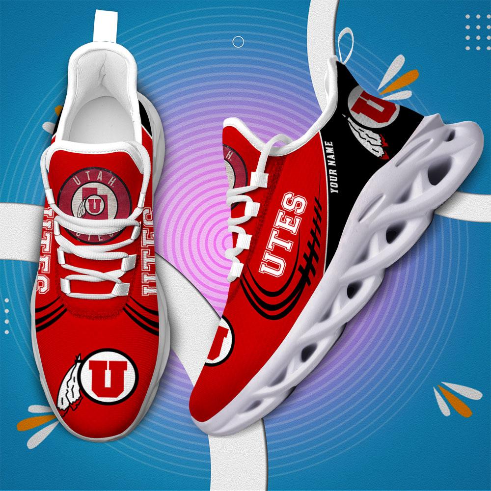 Personalized Utah Utes Max Soul Shoes Sneakers for Men And Women – NCAA Fan Shoes, Team Sneakers - Image 4