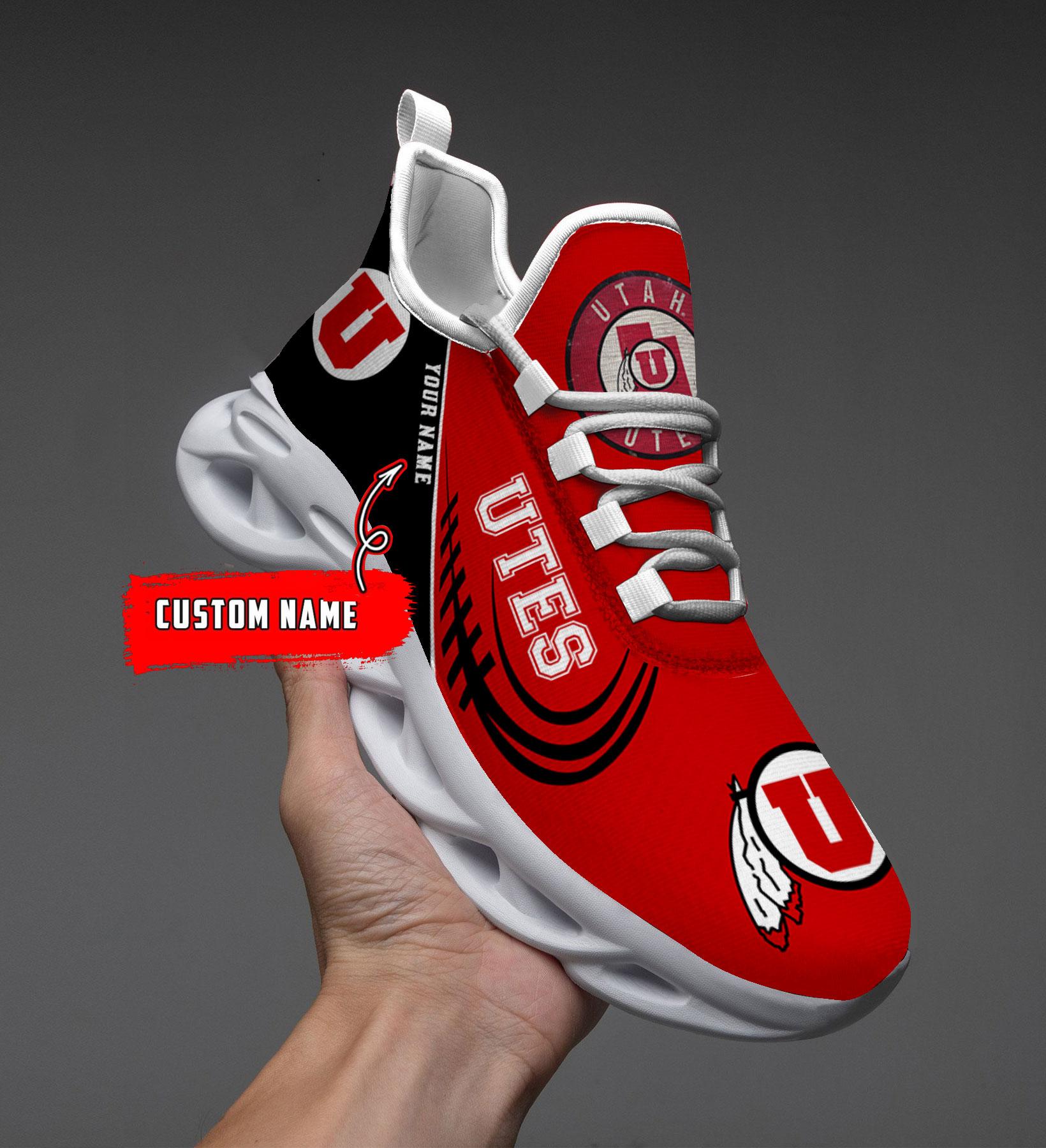 Personalized Utah Utes Max Soul Shoes Sneakers for Men And Women – NCAA Fan Shoes, Team Sneakers