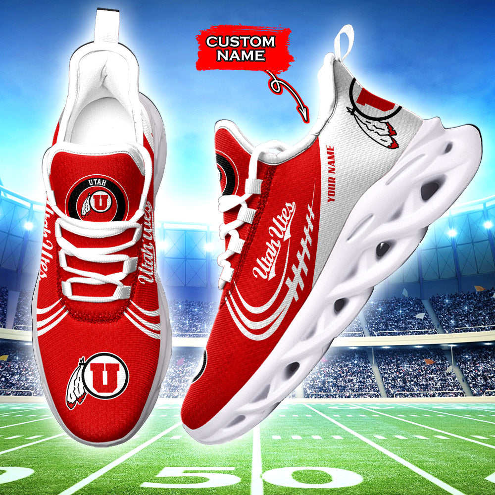 Personalized Utah Utes NCAA Max Soul Shoes Sneakers for Men And Women – NCAA Fan Shoes, Team Sneakers