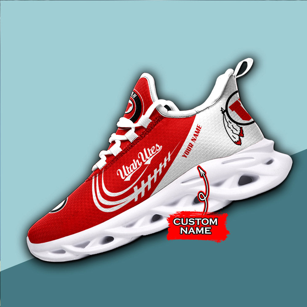 Personalized Utah Utes NCAA Max Soul Shoes Sneakers for Men And Women – NCAA Fan Shoes, Team Sneakers - Image 4