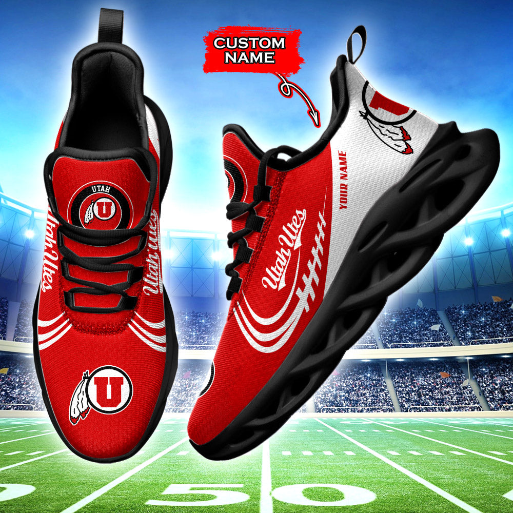 Personalized Utah Utes NCAA Max Soul Shoes Sneakers for Men And Women – NCAA Fan Shoes, Team Sneakers - Image 3