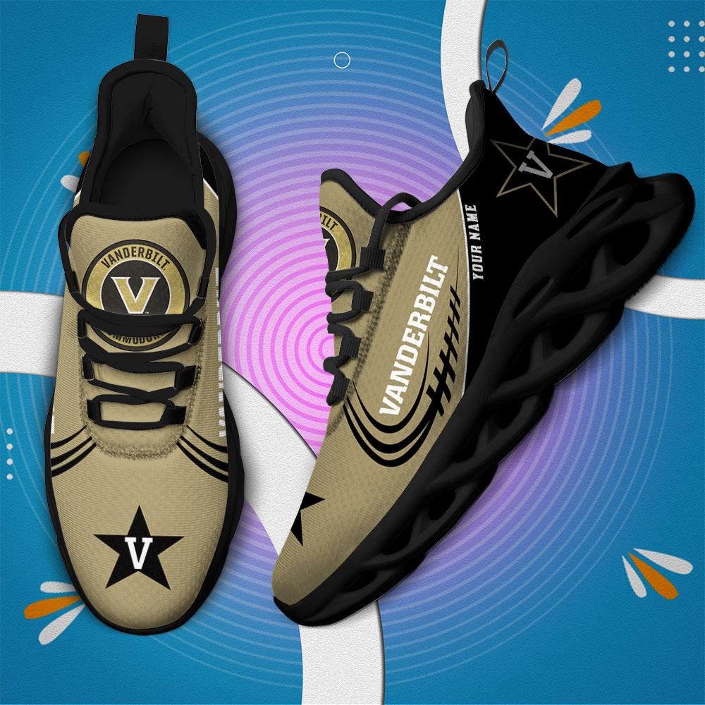 Personalized Vanderbilt Commodores Max Soul Shoes Sneakers for Men And Women – Casual Shoes, Streetwear Shoes - Image 3