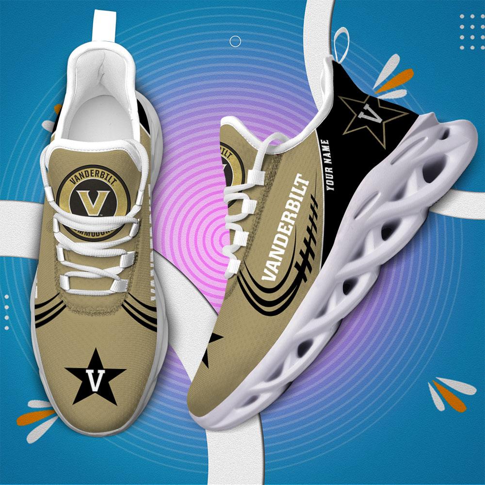 Personalized Vanderbilt Commodores Max Soul Shoes Sneakers for Men And Women – Casual Shoes, Streetwear Shoes - Image 4