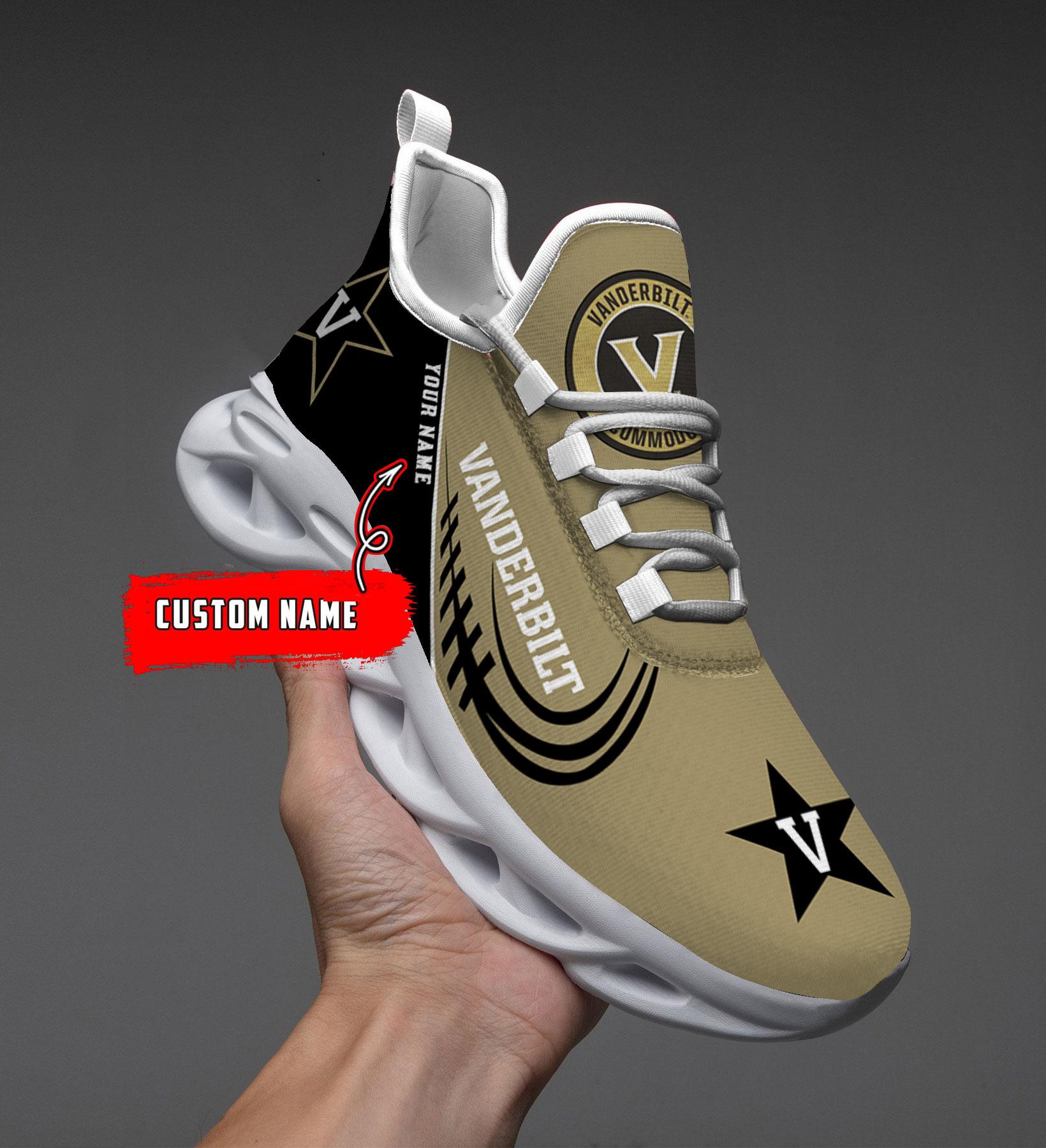 Personalized Vanderbilt Commodores Max Soul Shoes Sneakers for Men And Women – Casual Shoes, Streetwear Shoes