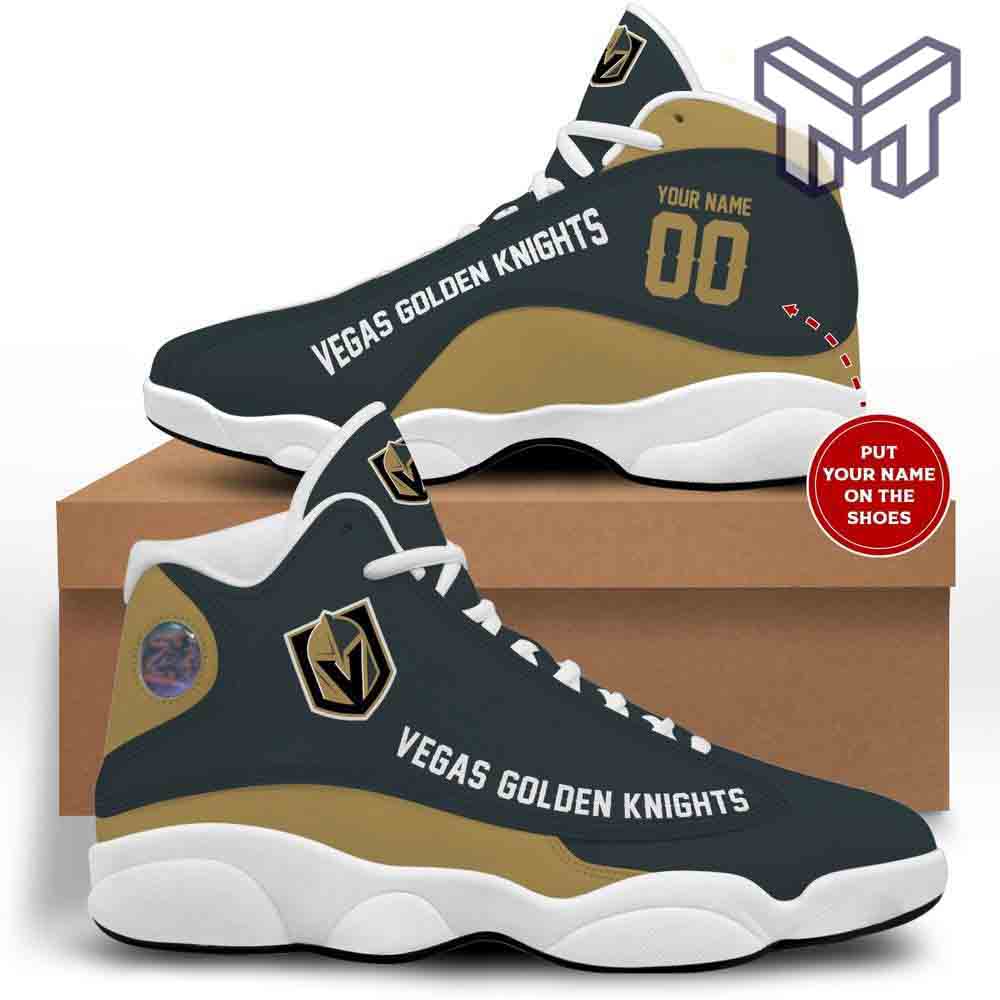 Personalized Vegas Golden Knights JD13 Sneakers Shoes for Men & Women | Custom Fan Gift