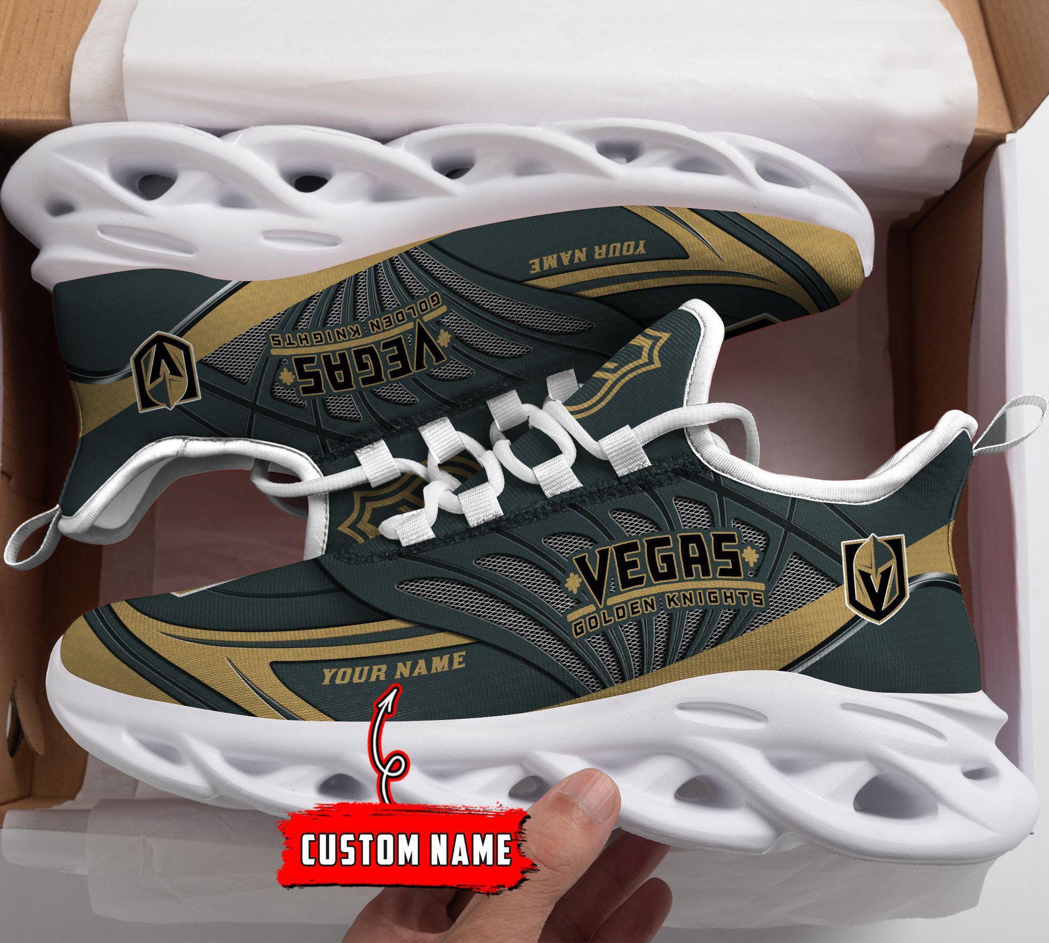 Personalized Vegas Golden Knights Max Soul Shoes Sneakers for Men And Women – NHL Hockey Fan Shoes, Team Sneakers