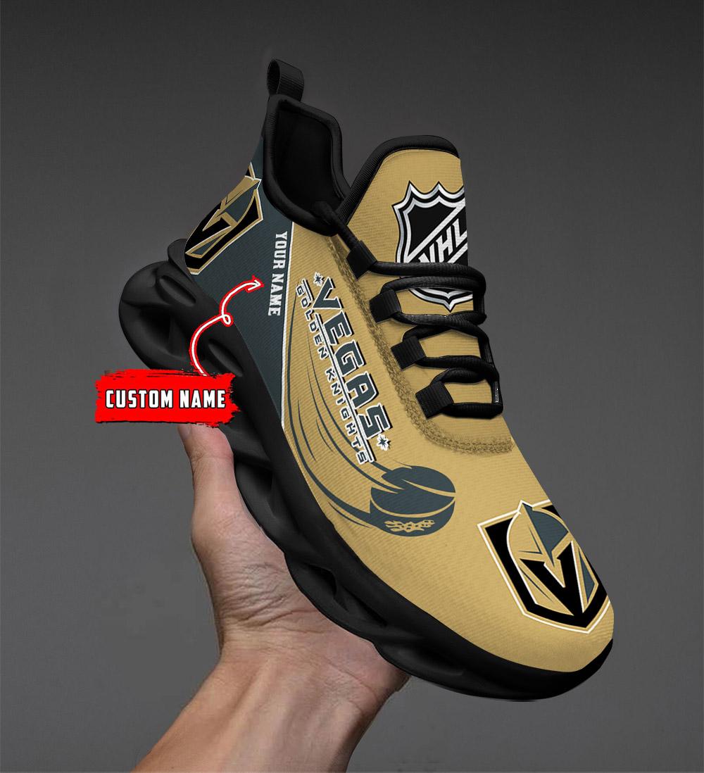 Personalized Vegas Golden Knights Max Soul Shoes Sneakers for Men And Women – NHL Hockey Fan Shoes, Team Sneakers