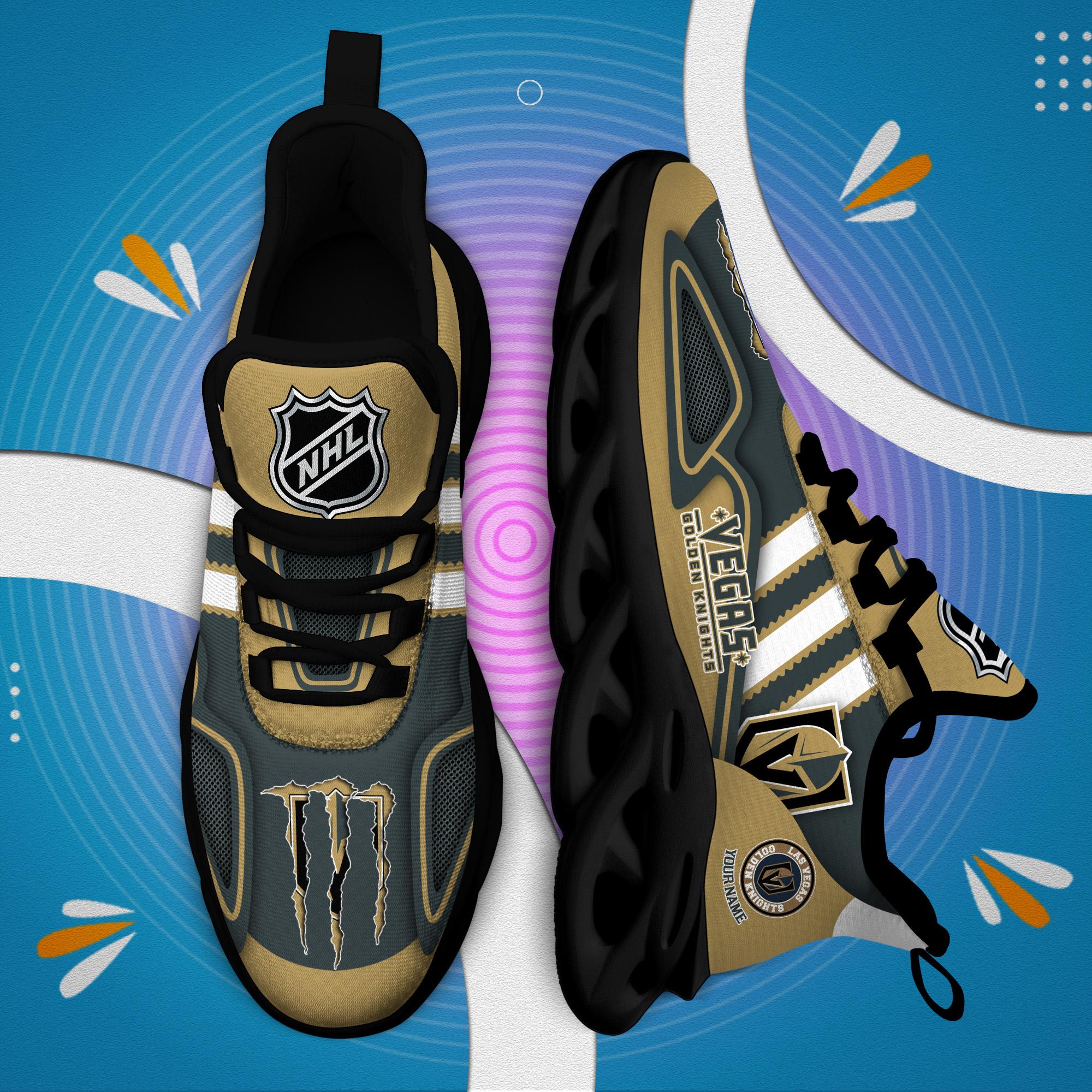 Personalized Vegas Golden Knights Max Soul Shoes Sneakers for Men And Women – NHL Hockey Fan Shoes, Team Sneakers - Image 5