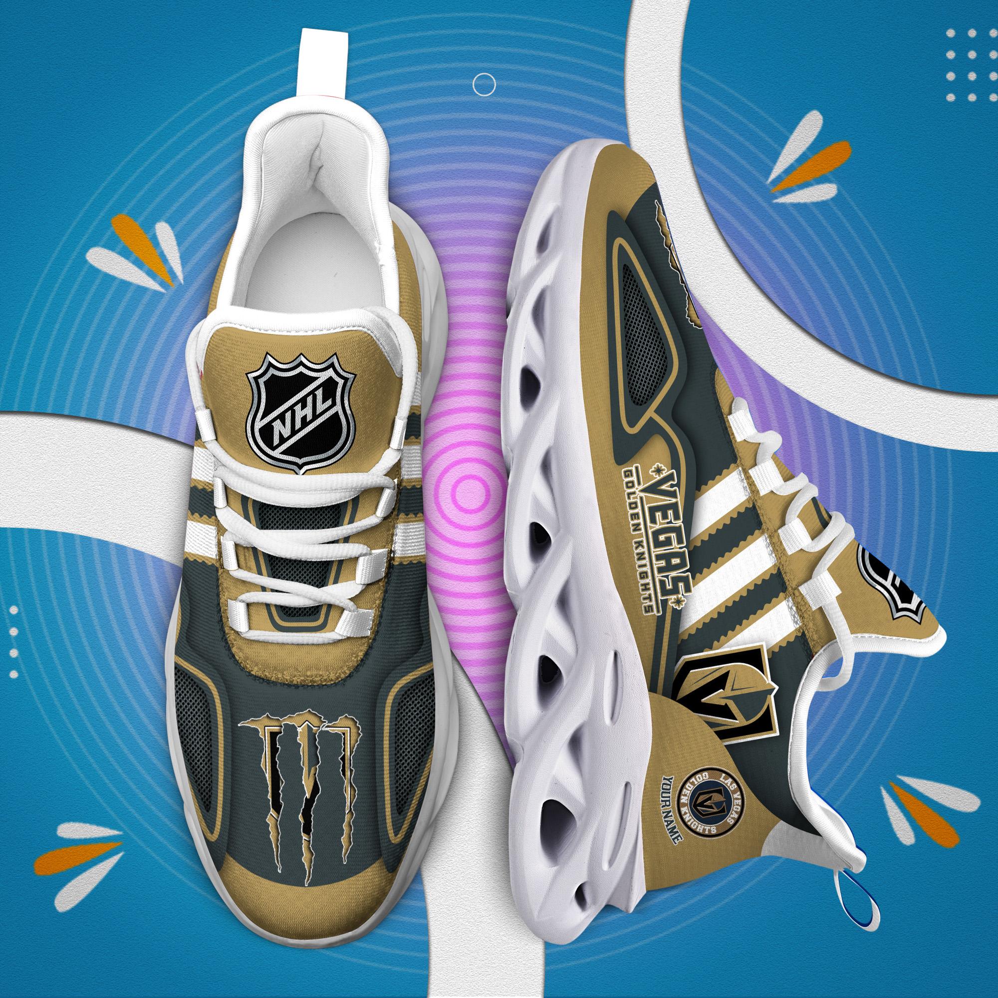 Personalized Vegas Golden Knights Max Soul Shoes Sneakers for Men And Women – NHL Hockey Fan Shoes, Team Sneakers - Image 6
