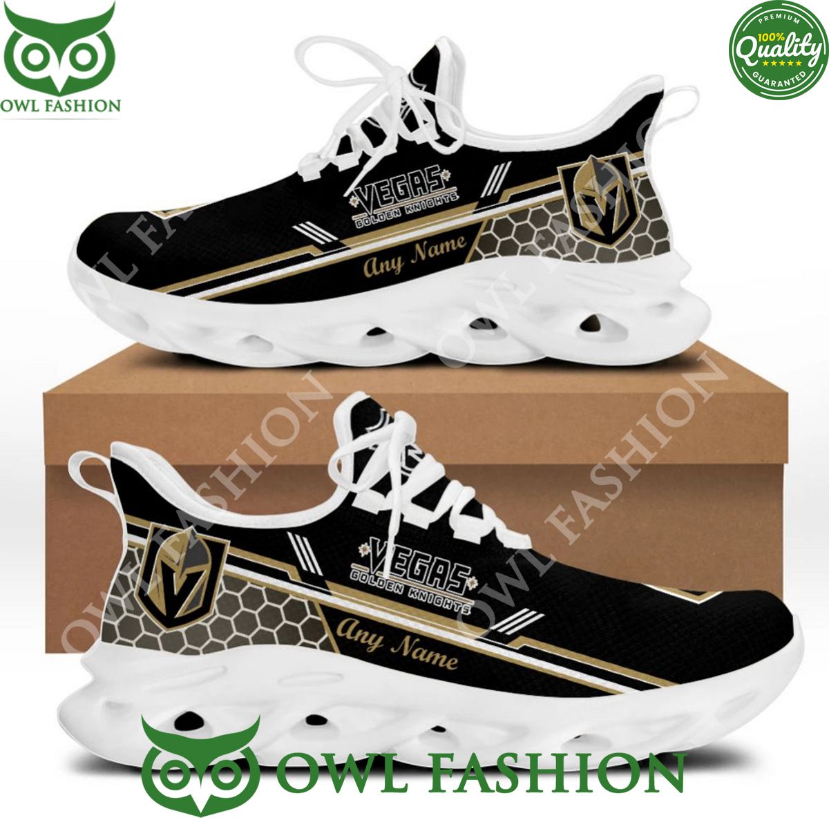 Personalized Vegas Golden Knights Max Soul Shoes Sneakers for Men And Women – NHL Hockey Fan Shoes, Team Sneakers