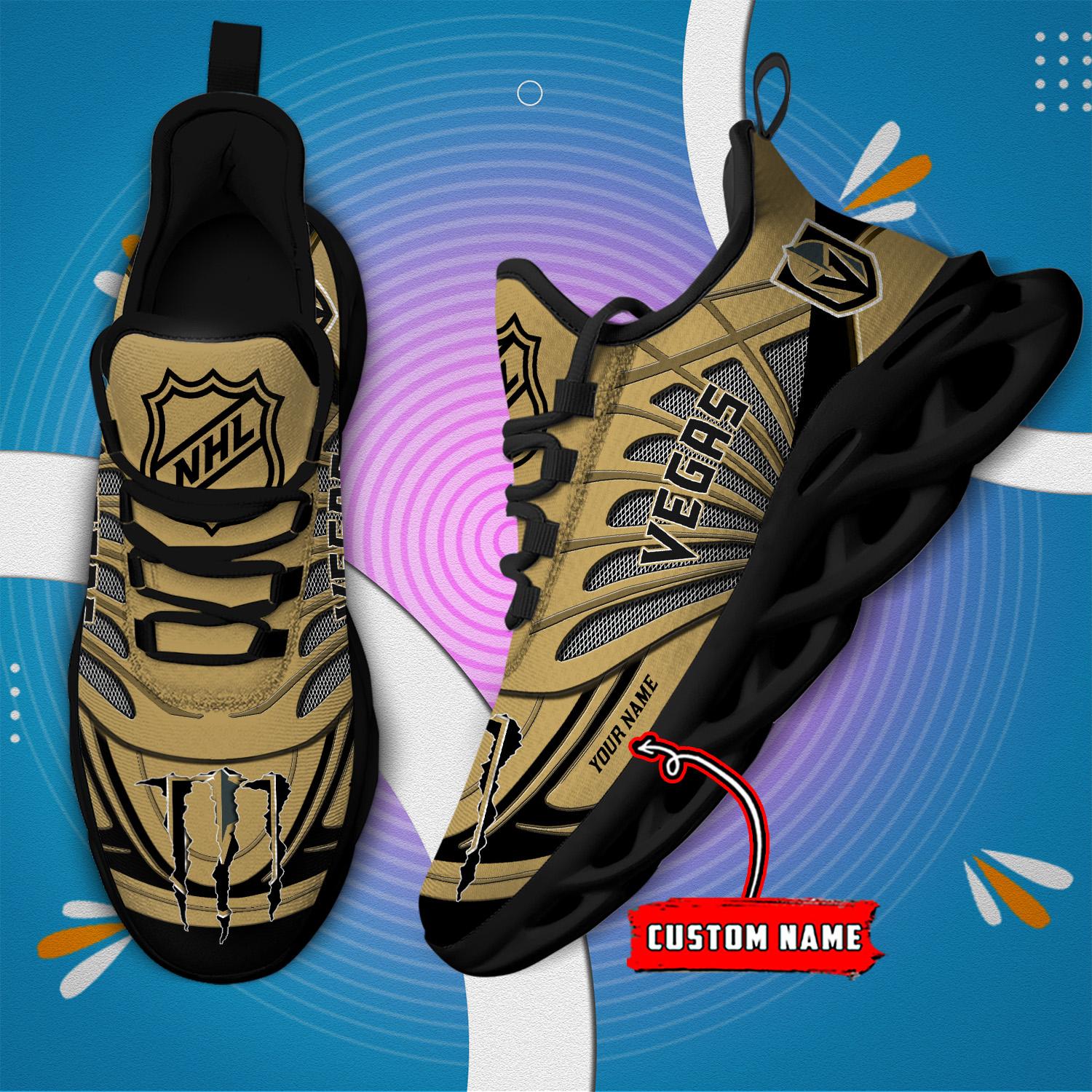 Personalized Vegas Golden Knights Max Soul Shoes Sneakers for Men And Women – NHL Hockey Fan Shoes, Team Sneakers - Image 6