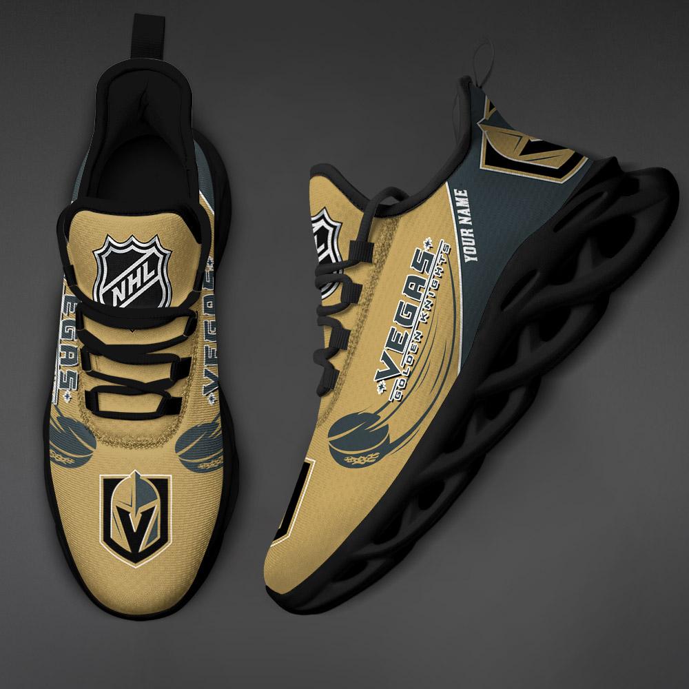 Personalized Vegas Golden Knights Max Soul Shoes Sneakers for Men And Women – NHL Hockey Fan Shoes, Team Sneakers - Image 4