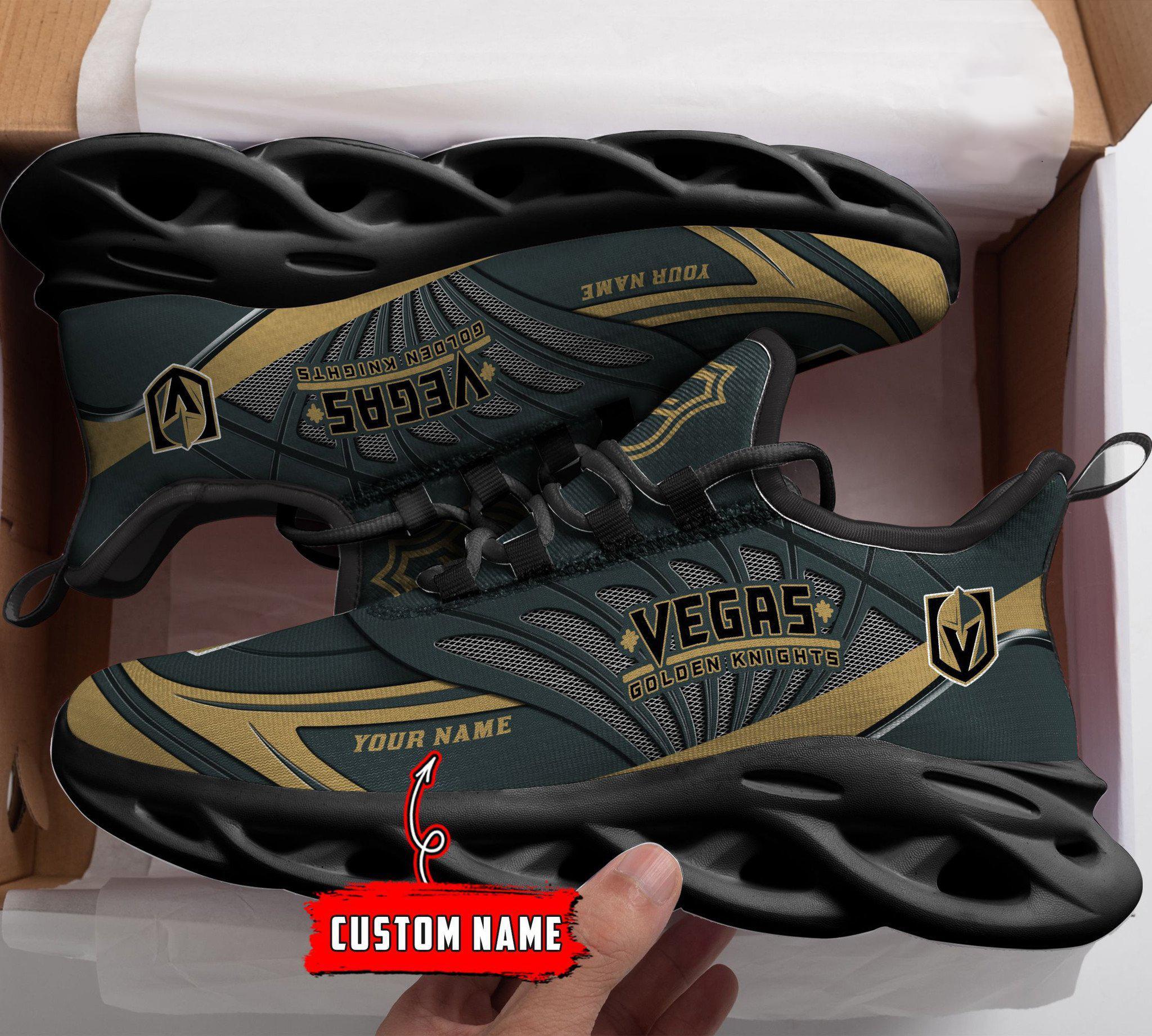 Personalized Vegas Golden Knights Max Soul Shoes Sneakers for Men And Women – NHL Hockey Fan Shoes, Team Sneakers - Image 3