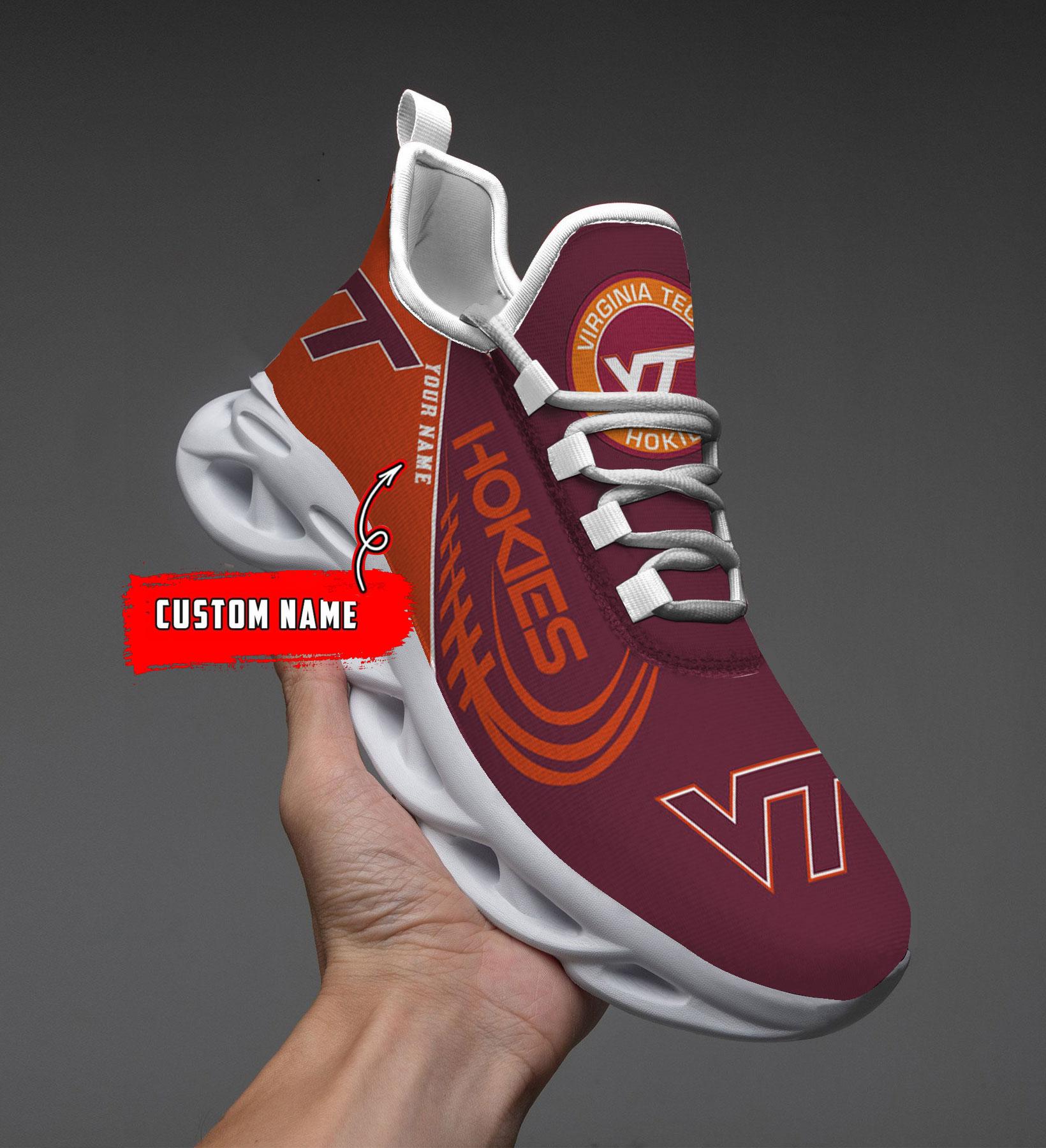Personalized Virginia Tech Hokies Max Soul Shoes Sneakers for Men And Women – Casual Shoes, Streetwear Shoes