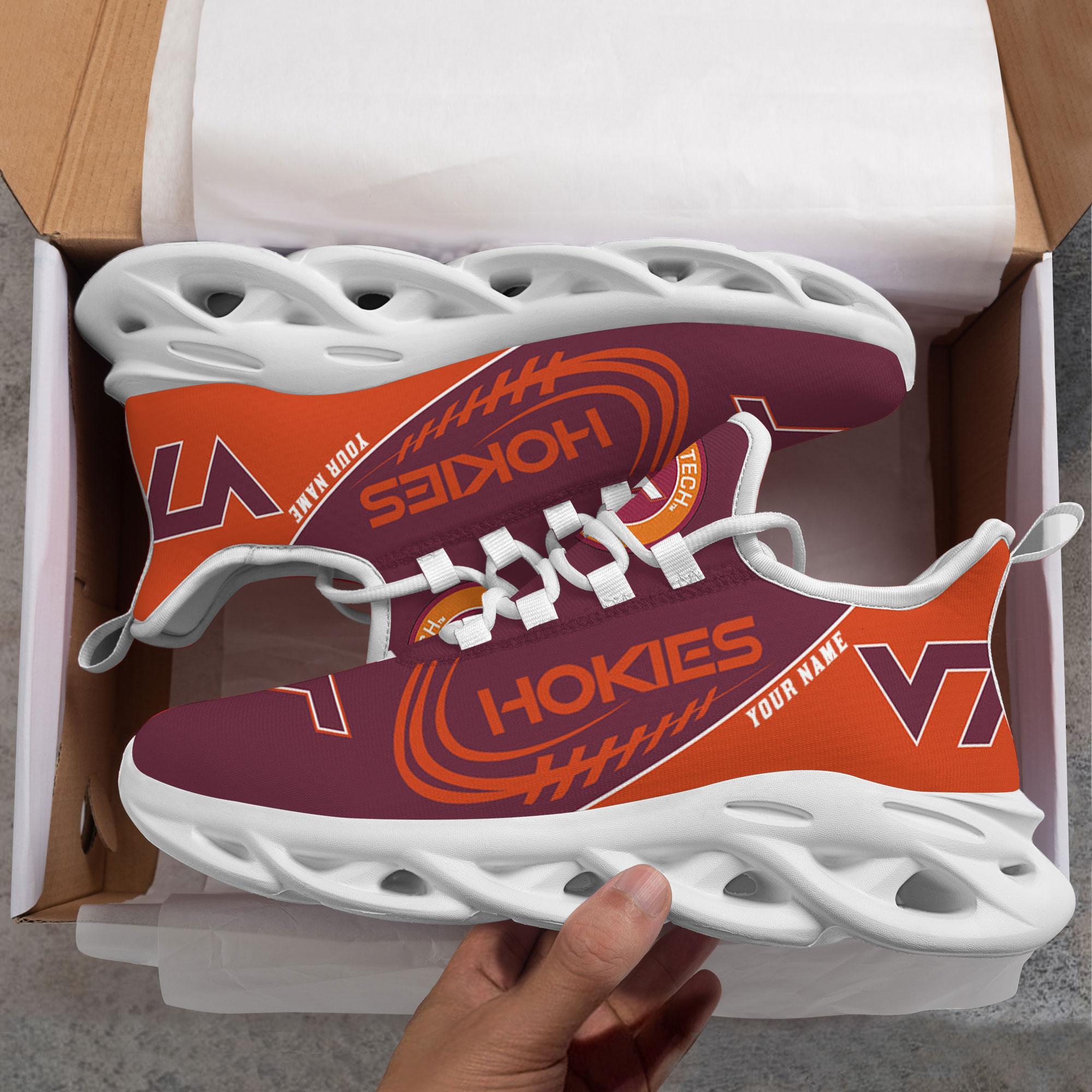 Personalized Virginia Tech Hokies Max Soul ShoesSneakers for Men And Women – Casual Shoes, Streetwear Shoes - Image 6