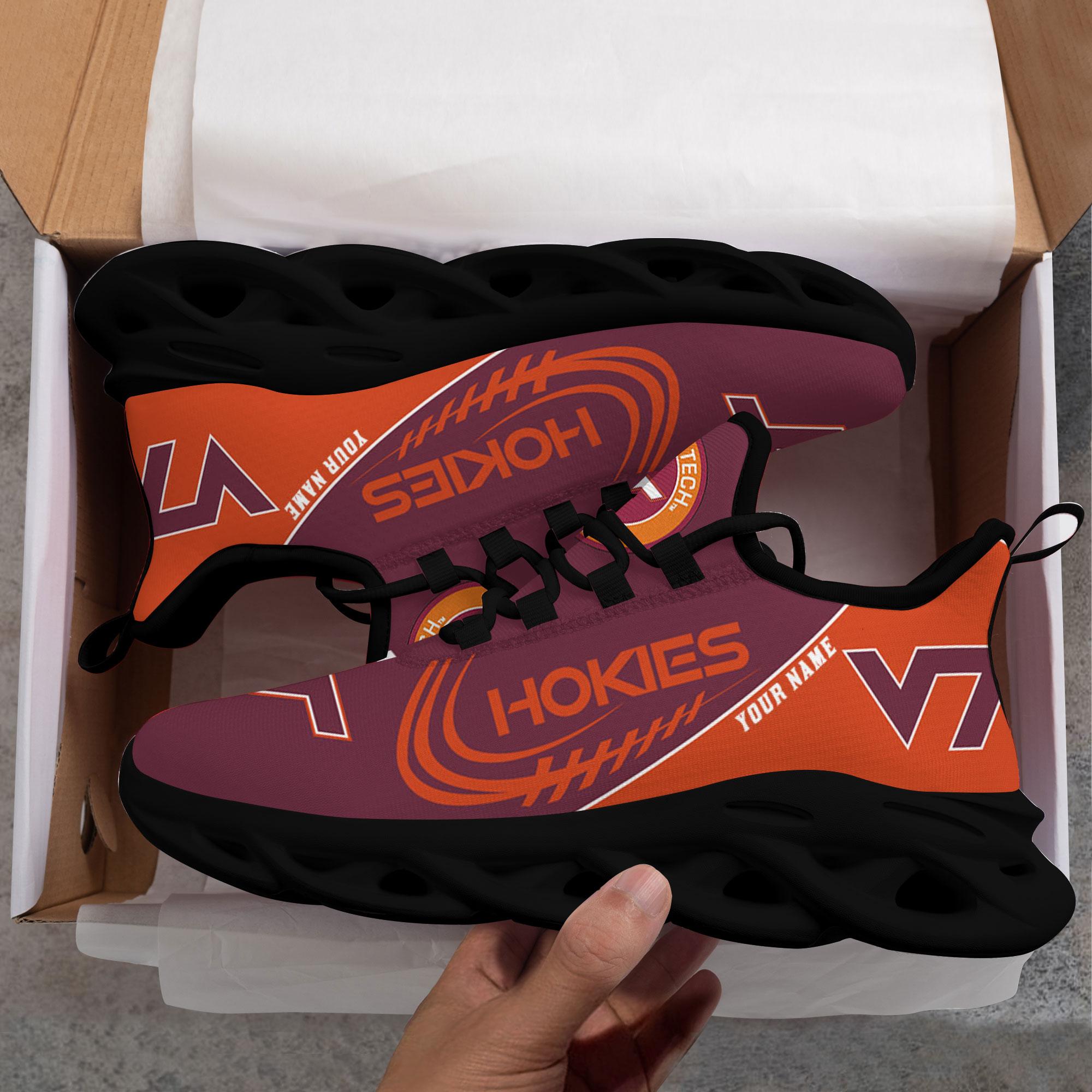 Personalized Virginia Tech Hokies Max Soul ShoesSneakers for Men And Women – Casual Shoes, Streetwear Shoes - Image 5