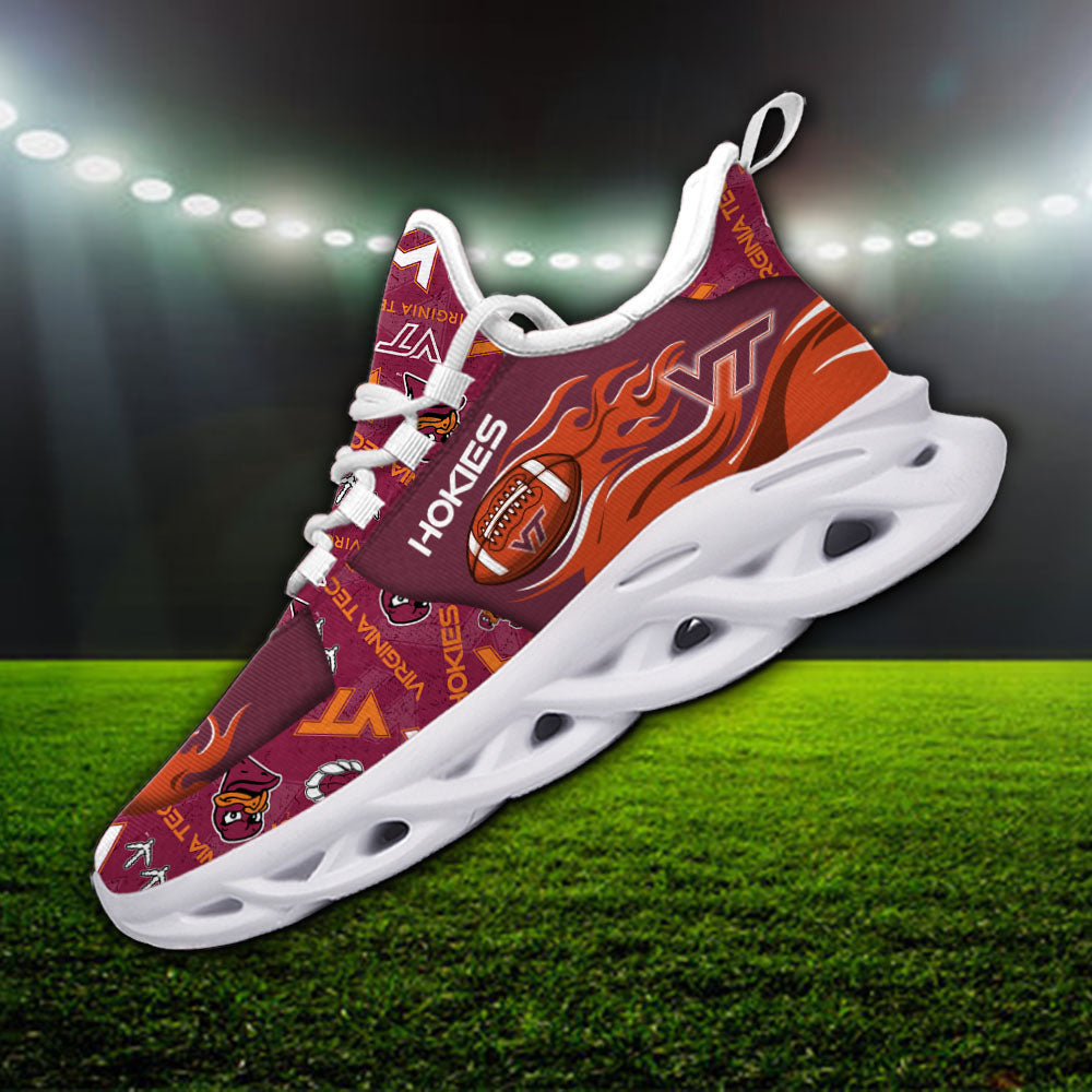 Personalized Virginia Tech Hokies NCAA Max Soul Shoes Sneakers for Men And Women – NCAA Fan Shoes, Team Sneakers