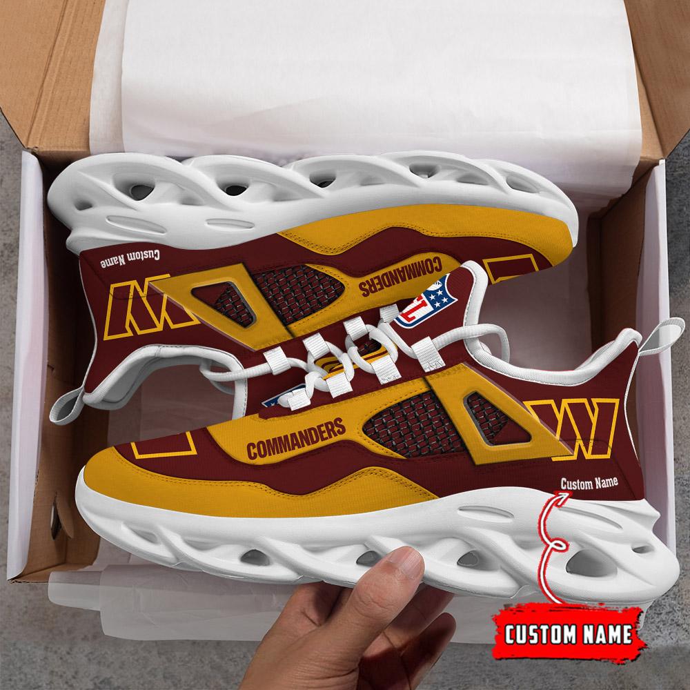 Personalized Washington Commanders Max Soul Shoes Sneakers for Men And Women – NFL Football Fan Shoes, Team Sneakers
