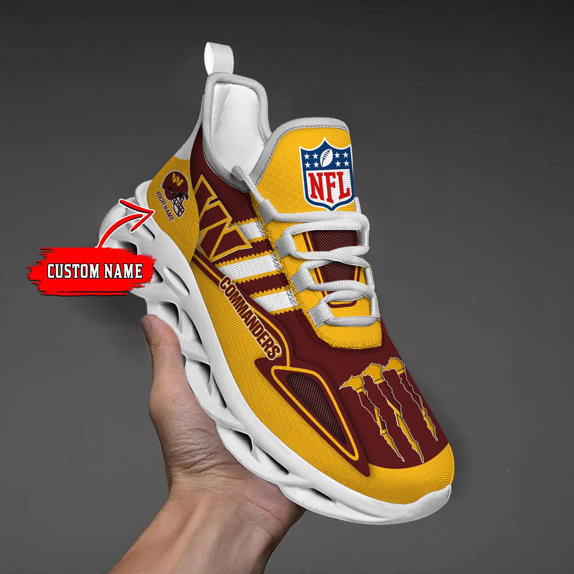 Personalized Washington Commanders Max Soul Shoes Sneakers for Men And Women – NFL Football Fan Shoes, Team Sneakers