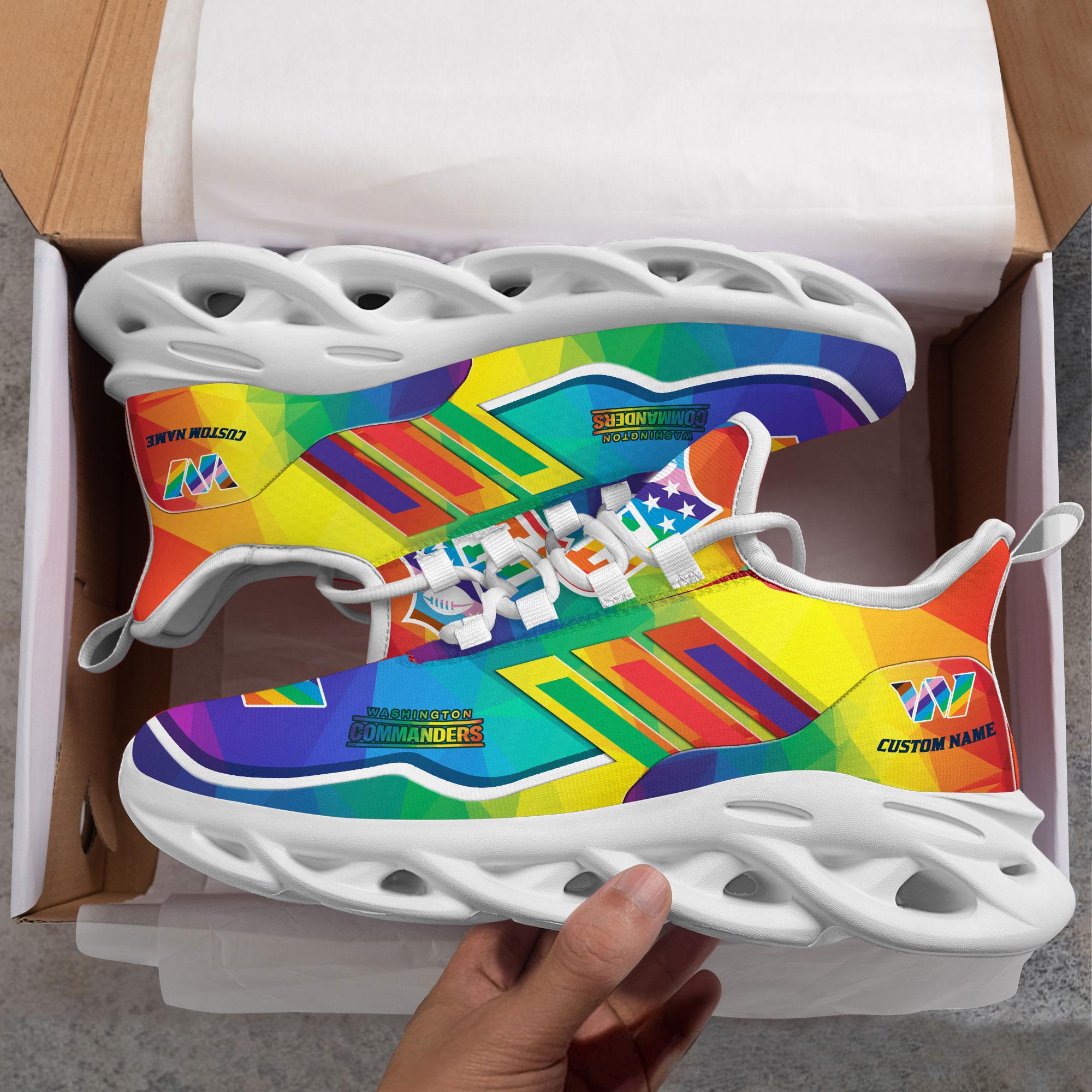 Personalized Washington Commanders Max Soul Shoes Sneakers for Men And Women – NFL Football Fan Shoes, Team Sneakers