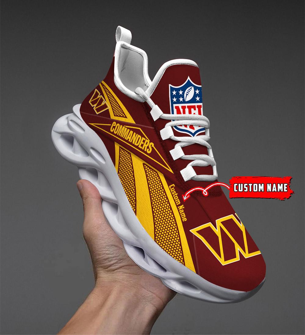 Personalized Washington Commanders Max Soul Shoes Sneakers for Men And Women – NFL Football Fan Shoes, Team Sneakers