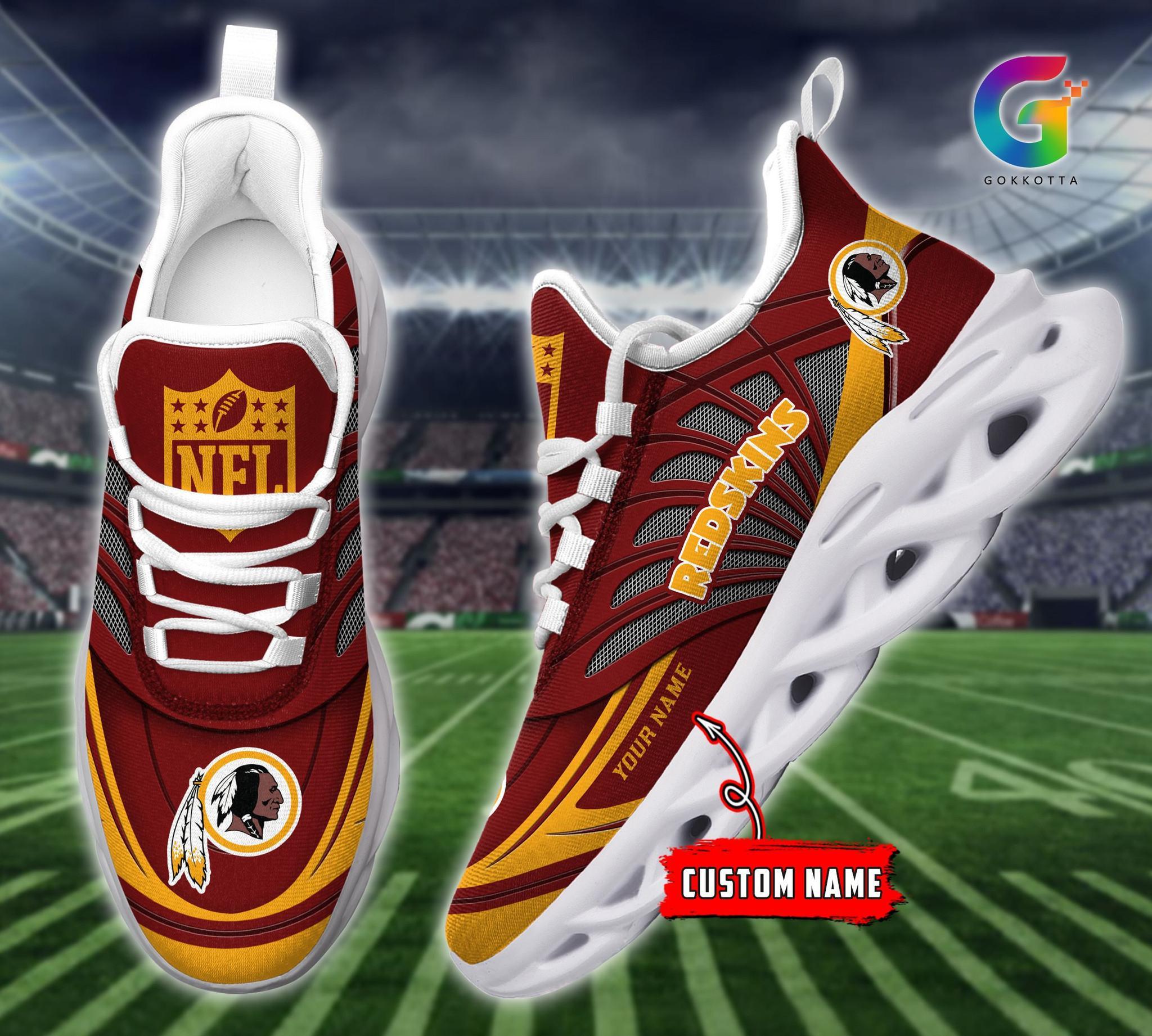 Personalized Washington Commanders Max Soul Shoes Sneakers for Men And Women – NFL Football Fan Shoes, Team Sneakers