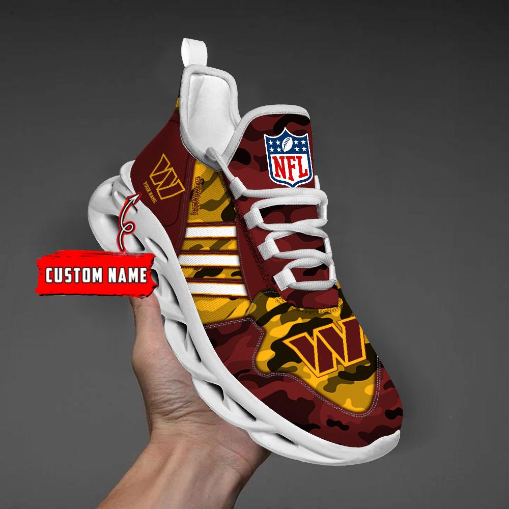 Personalized Washington Commanders Max Soul Shoes Sneakers for Men And Women – NFL Football Fan Shoes, Team Sneakers