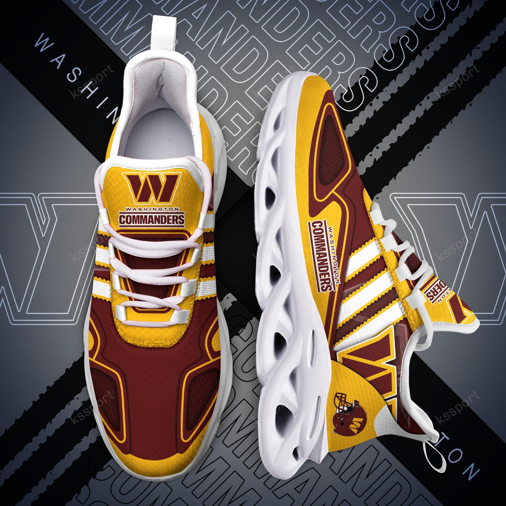 Personalized Washington Commanders Max Soul Shoes Sneakers for Men And Women – NFL Football Fan Shoes, Team Sneakers