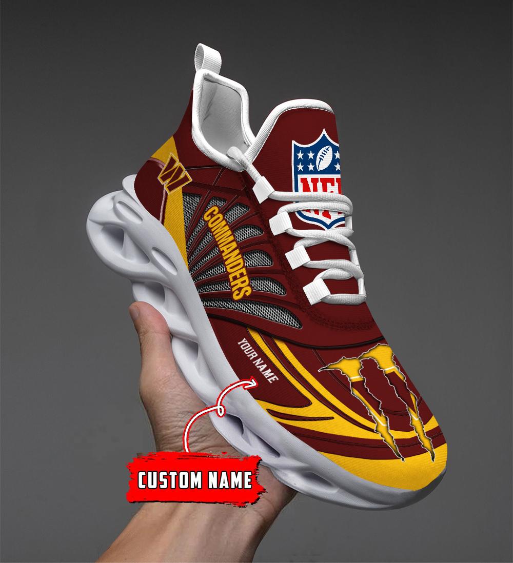 Personalized Washington Commanders Max Soul Shoes Sneakers for Men And Women – NFL Football Fan Shoes, Team Sneakers